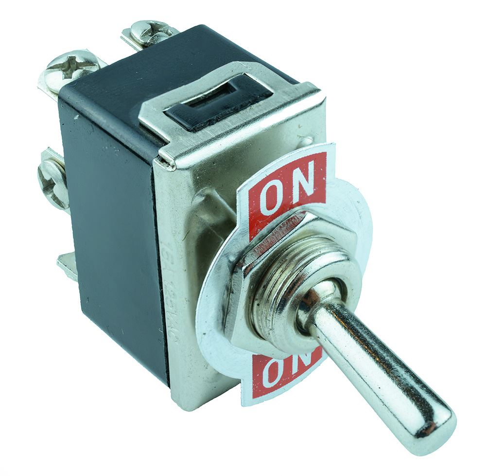 Standard 12mm Toggle Switch Screw Terminals 10A 250VAC - Double or Single Pole - Picture 24 of 30