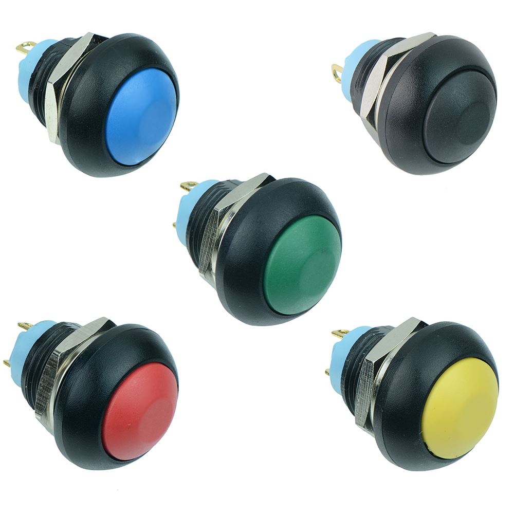 Momentary Off(On) Waterproof 12mm Push Button Switch 2A IP67 SPST eBay