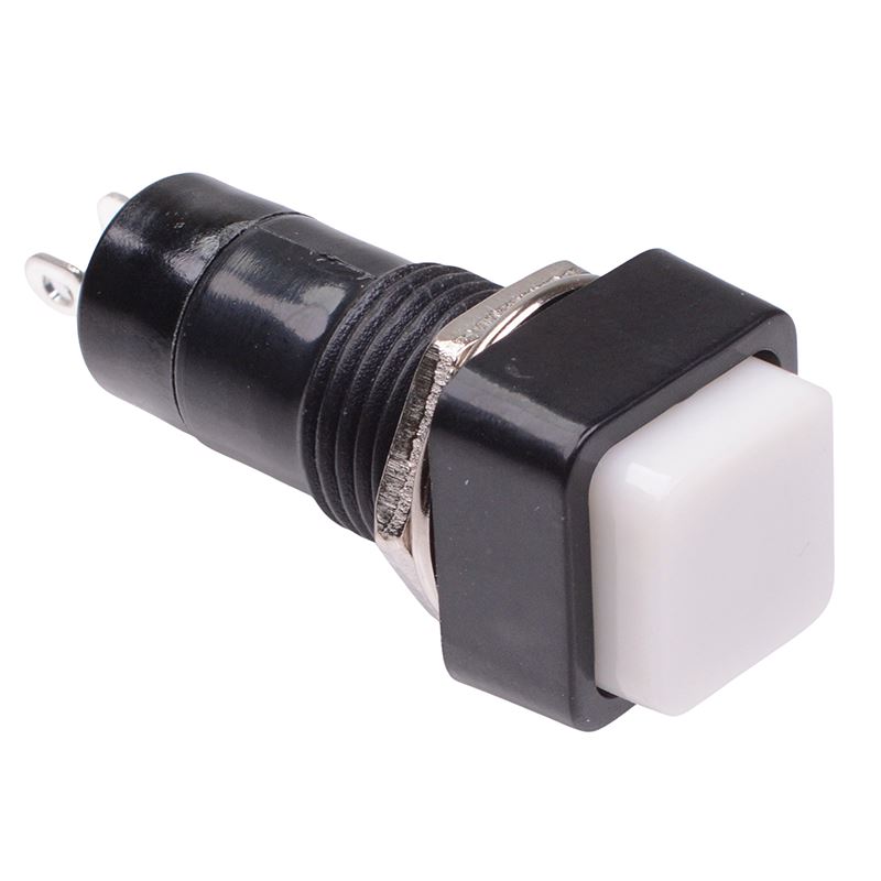 On-Off Momentary Latching Square Push Button Switch 12mm SPST - Picture 3 of 21