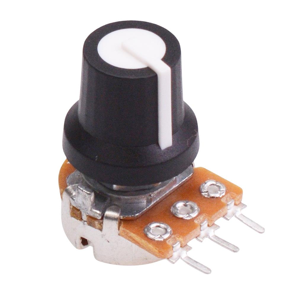22K Reverse Logarithmic 16mm Potentiometer with Soft Touch Knob
