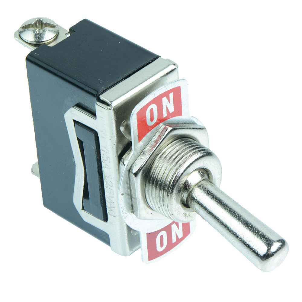 Standard 12mm Toggle Switch Screw Terminals 10A 250VAC - Double or Single Pole - Picture 10 of 30