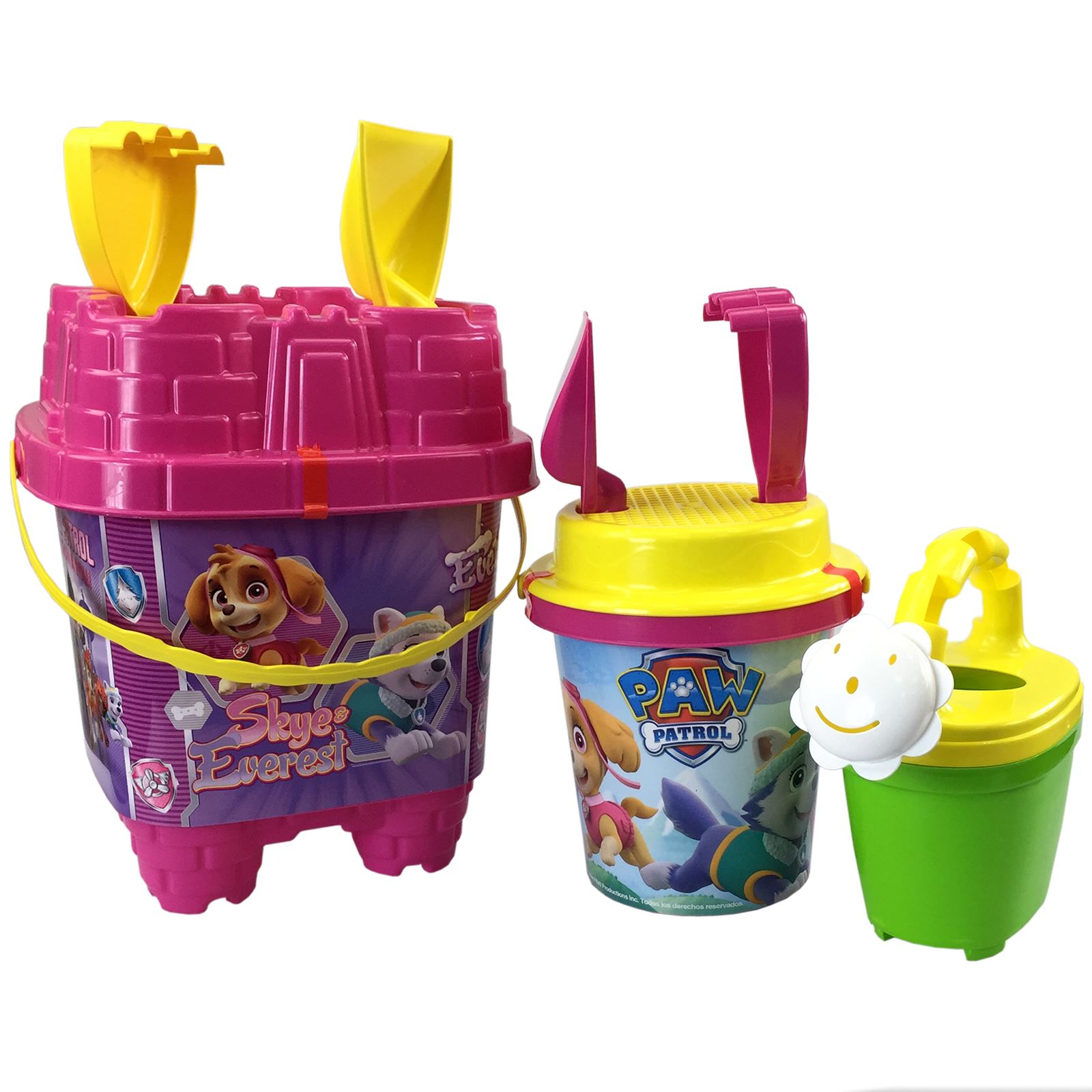 PAW PATROL SKYE and Everest Paw Patrol All Paws On Deck Kids Bucket