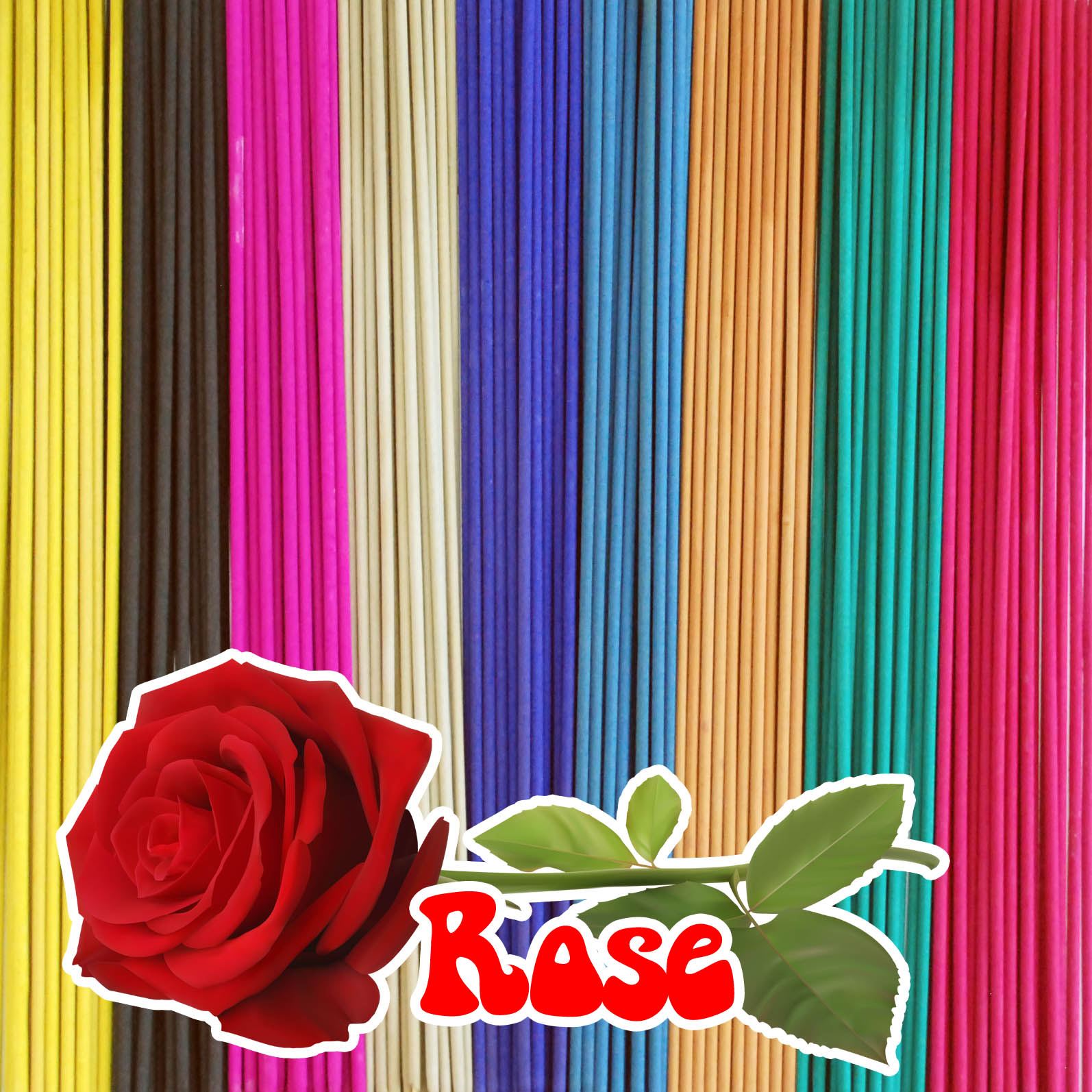 Extra Long Incense Joss Sticks Scent Collection (Pack of 100) 1 hr+