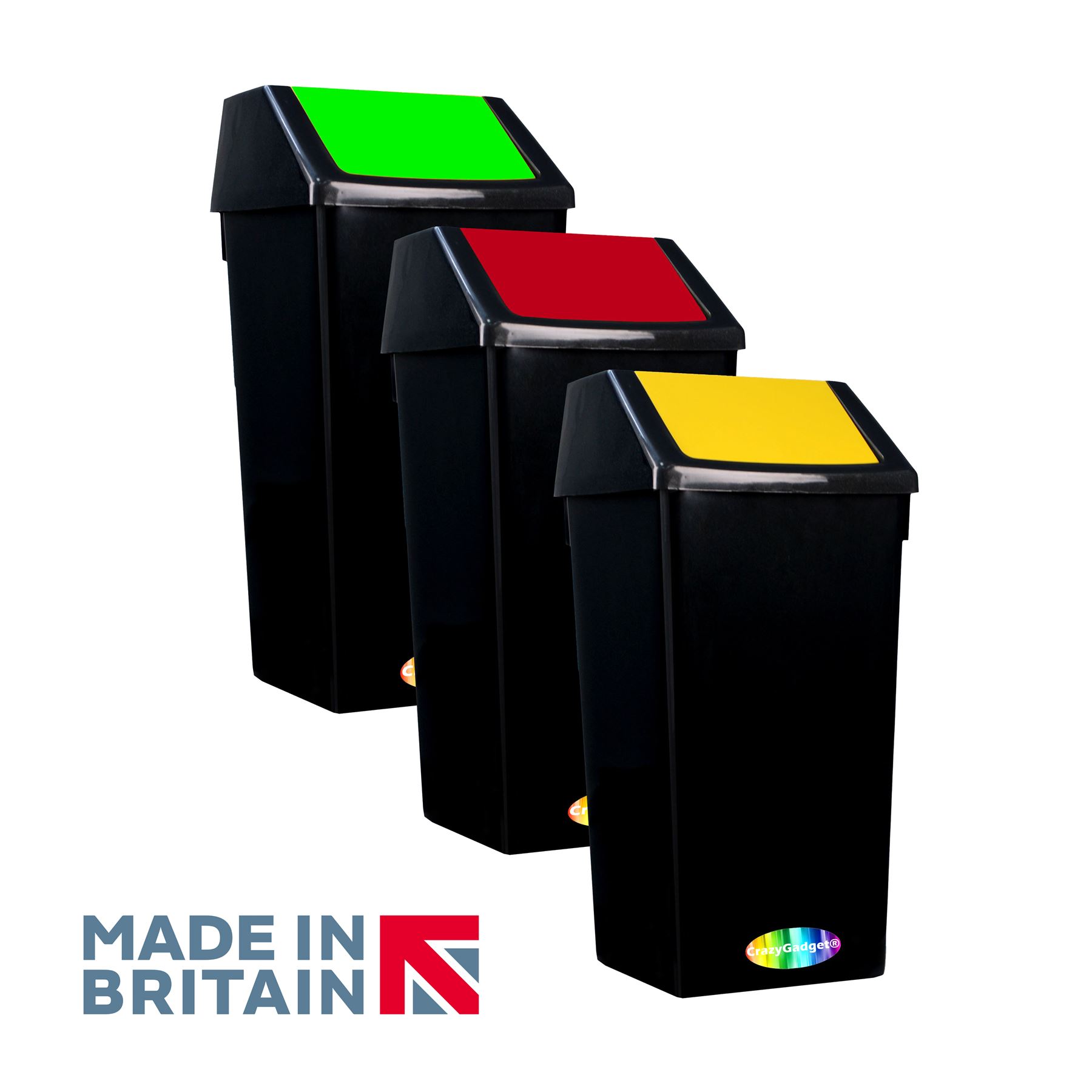 30L 45L Litre Swing Top Rubbish Recycle Home Waste Bin Dustbin eBay