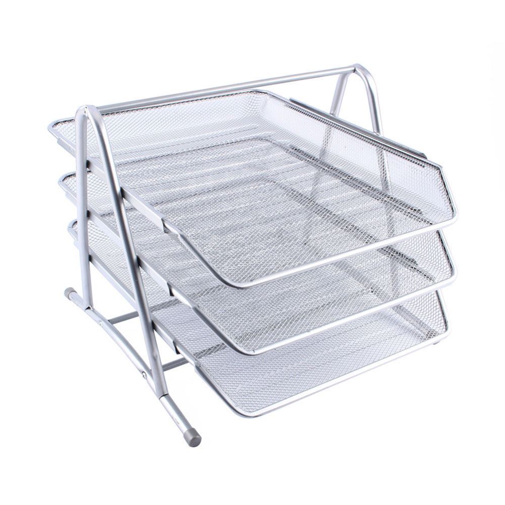 a4-wire-mesh-filing-tray-black-silver-3-4-tier-document-desk-paper