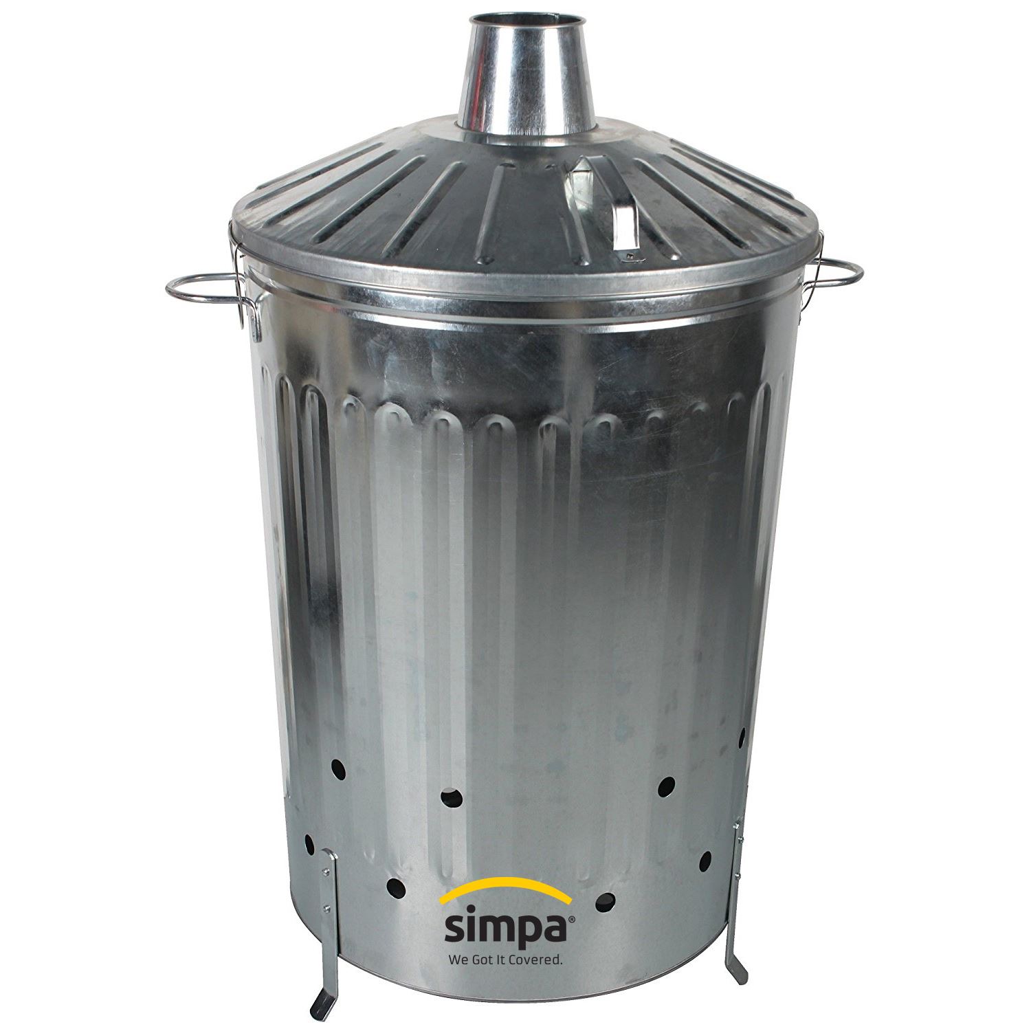 Simpa Garden Incinerators 90L & 15L or 125L & 15L Incinerator Sets eBay