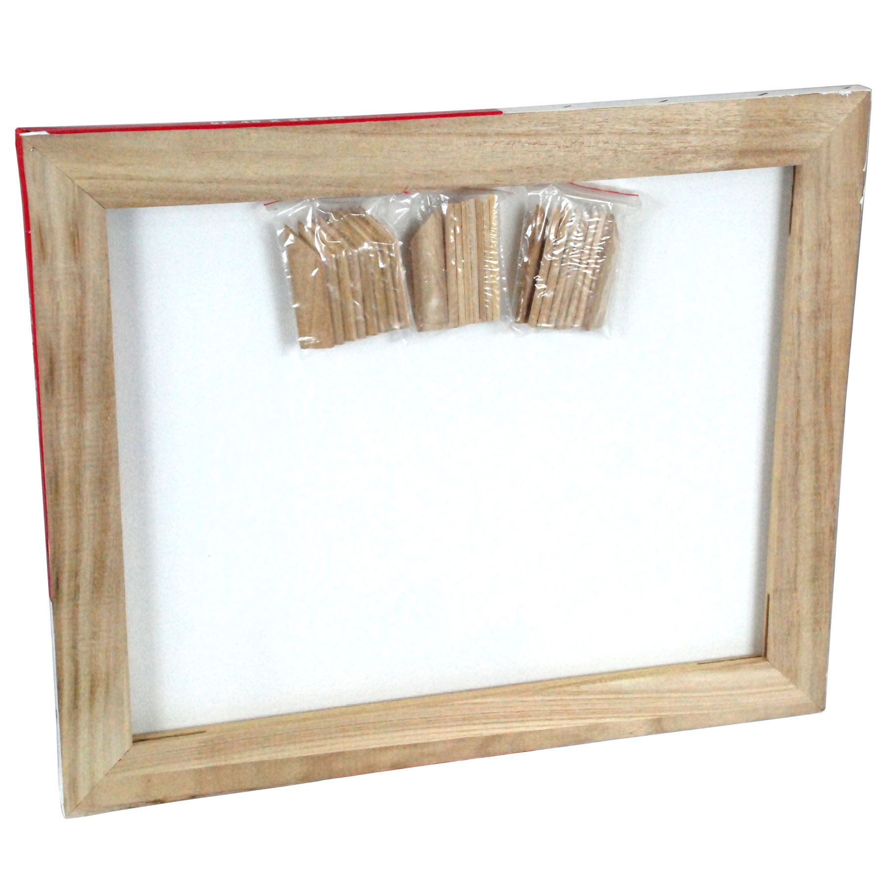 3PC Simpa® Blank Framed Stretch Canvas Set Framed Blank Cotton Canvas