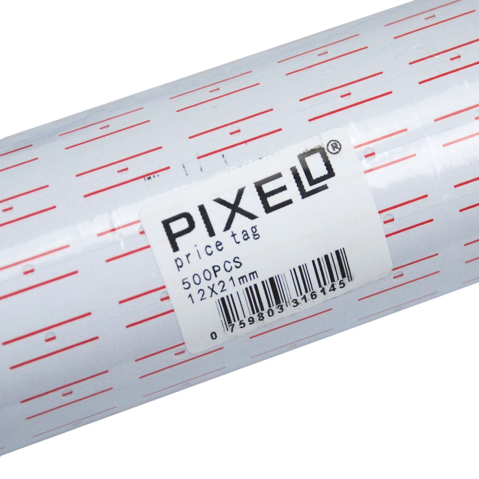 Label Price Tag Rolls for Pricing Gun MX5500 Red /& White Lined Pricing Tags