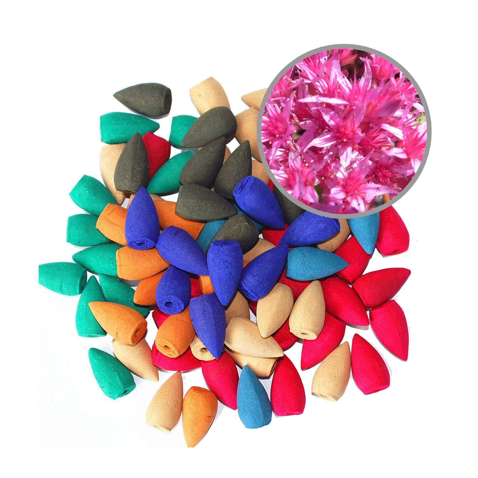 incense backflow back flow cone scents natural fragrance burners