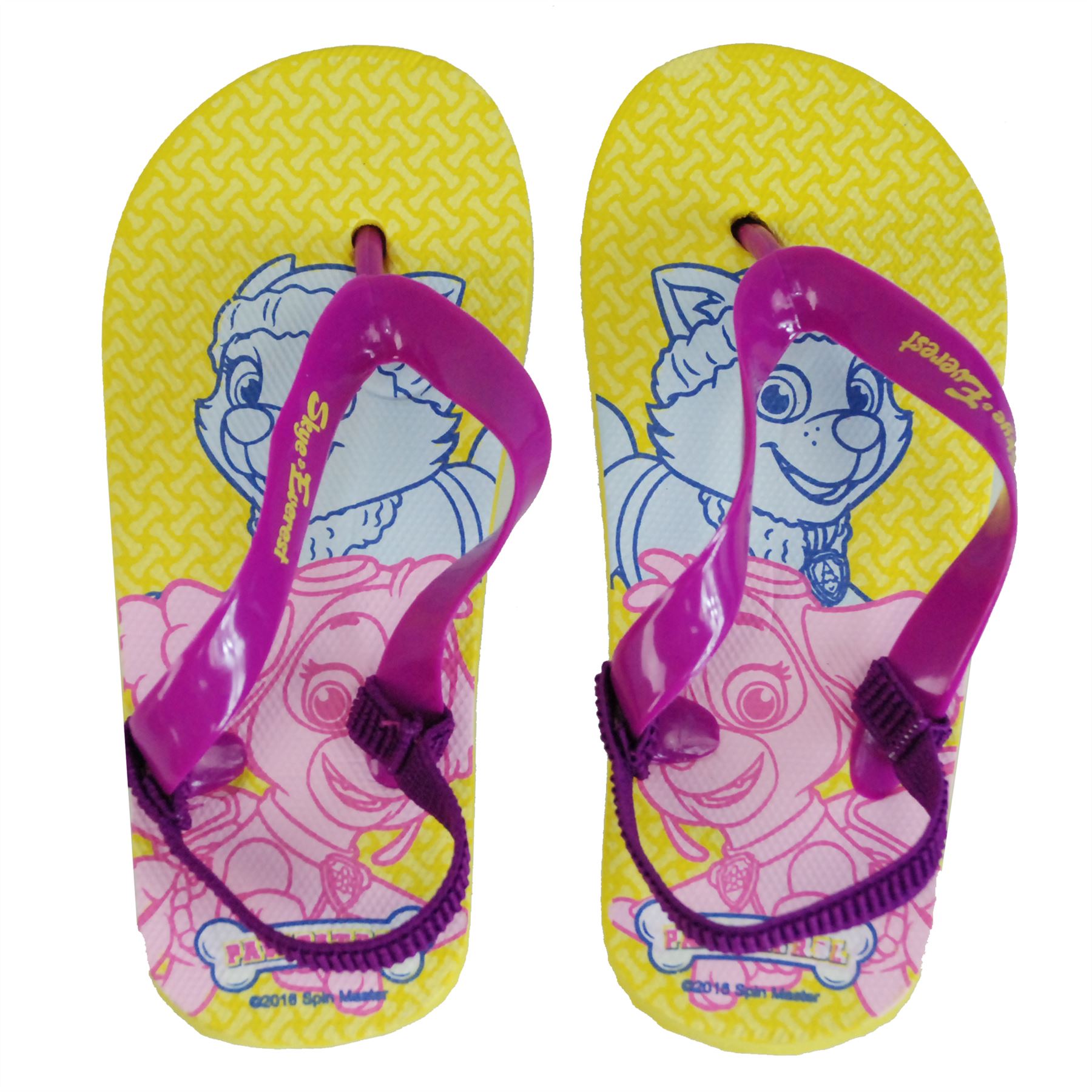 6yrs Nickelodeon® Paw Patrol Kids Flip Flops Beach Sandals UK Sizes 18mths