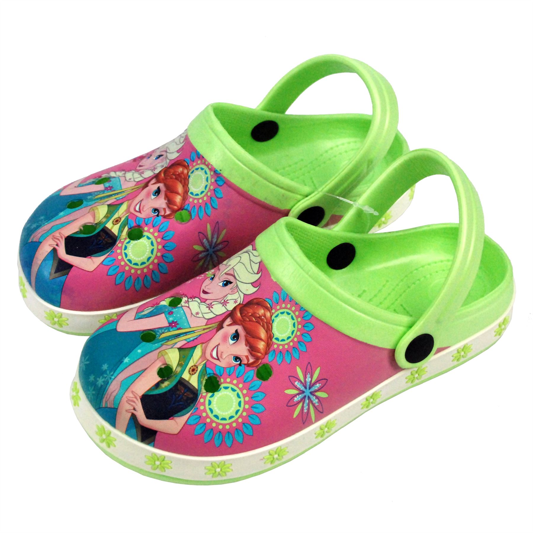 Disney® Frozen Official Girls Sandals Clogs Beach Shoes UK Sizes