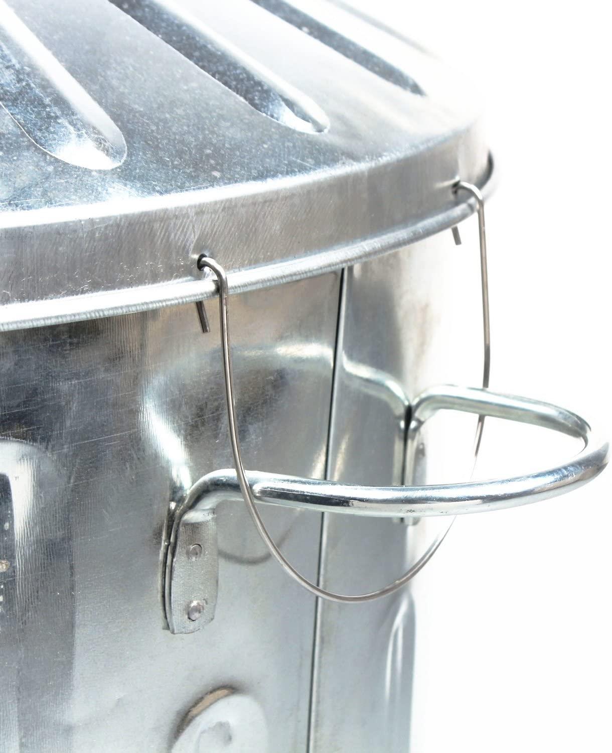 Galvanised Metal Bin with Lids 15L, 18L, 40L, 60L, 90L & 125L Sizes