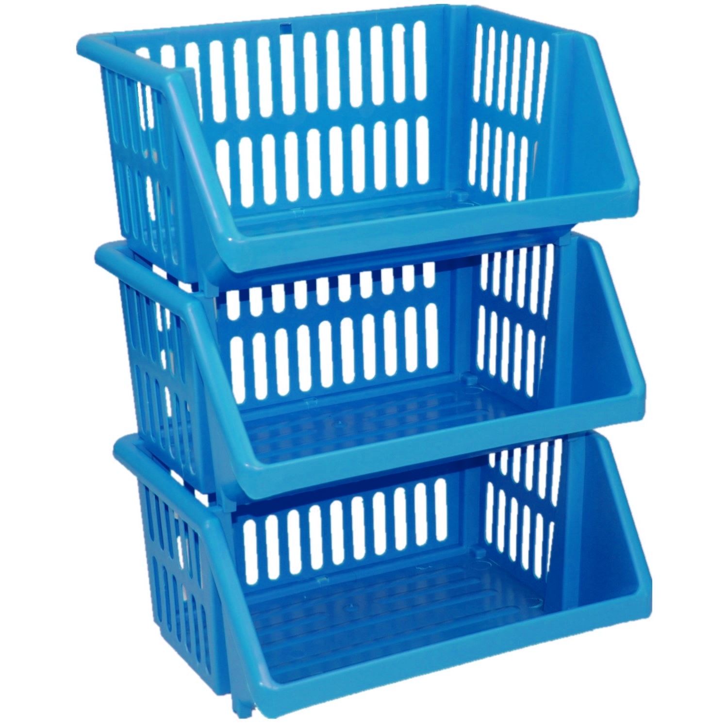 Multi Purpose Large Plastic Colour Storage Rack Stand Stacking