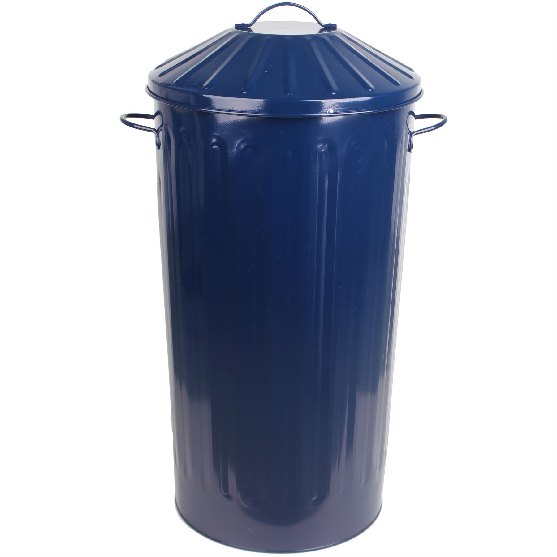 Metal 50 Litre Home Kitchen Colour Recycle Dustbin Rubbish Waste Bin