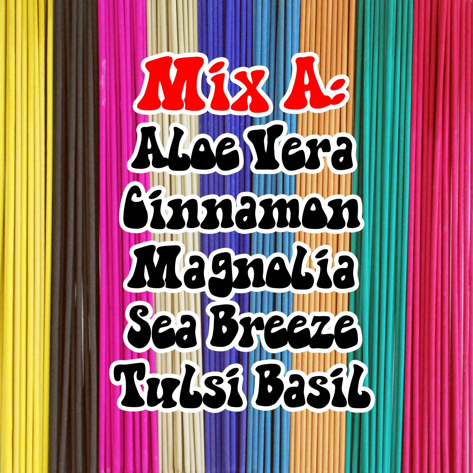 extra long incense joss sticks scent collection (pack of 100)