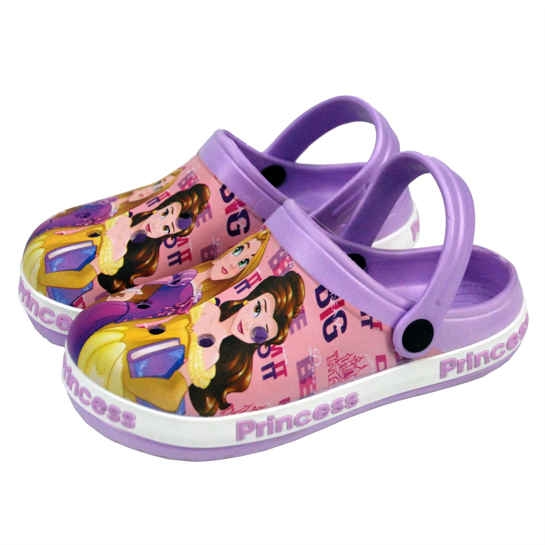 18mths - 9yrs Disney® Princess Girls Sandals Clogs Beach Shoes UK Sizes