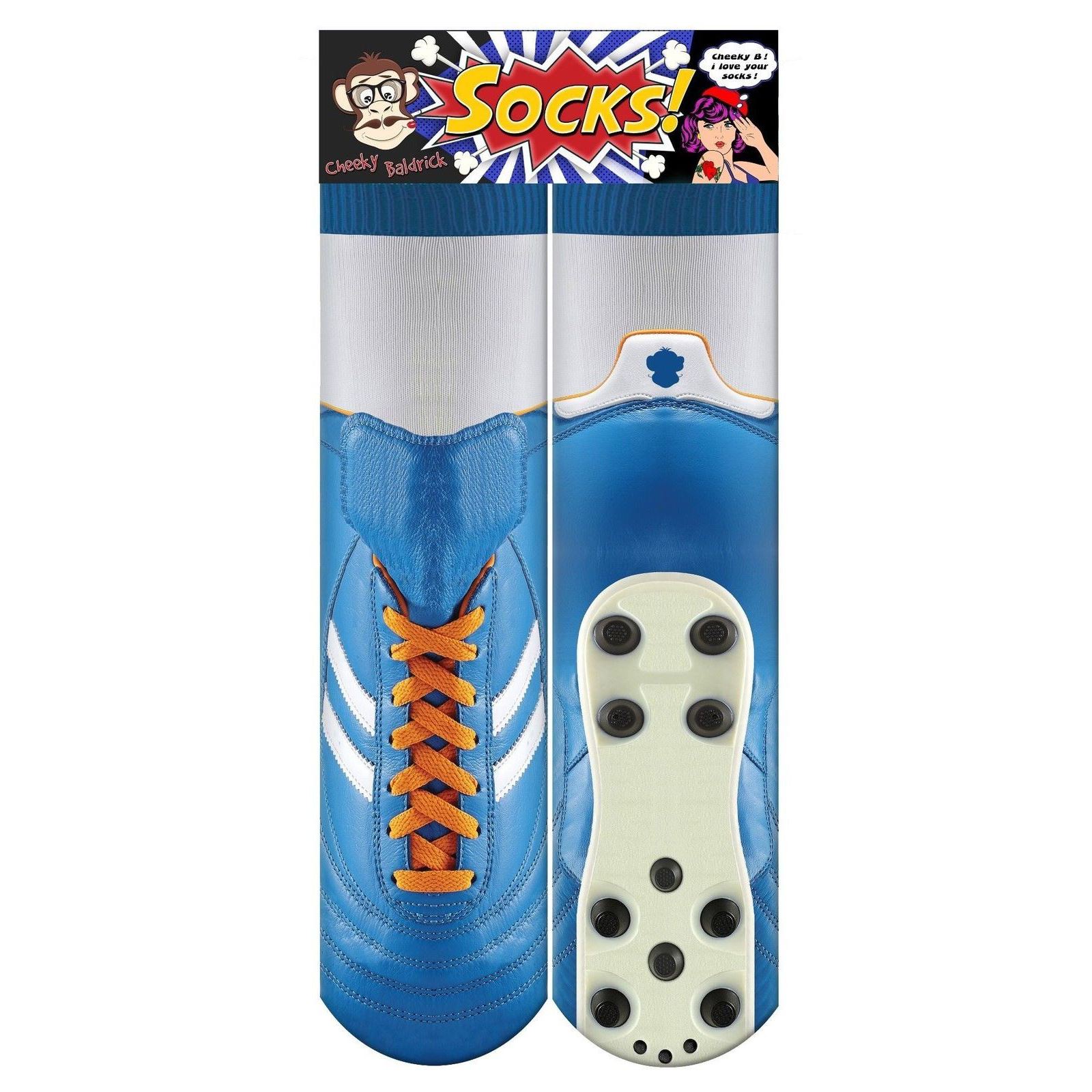 Cheeky Baldrick Socks Novelty Design Polyester Socks Children /& Adult Sizes