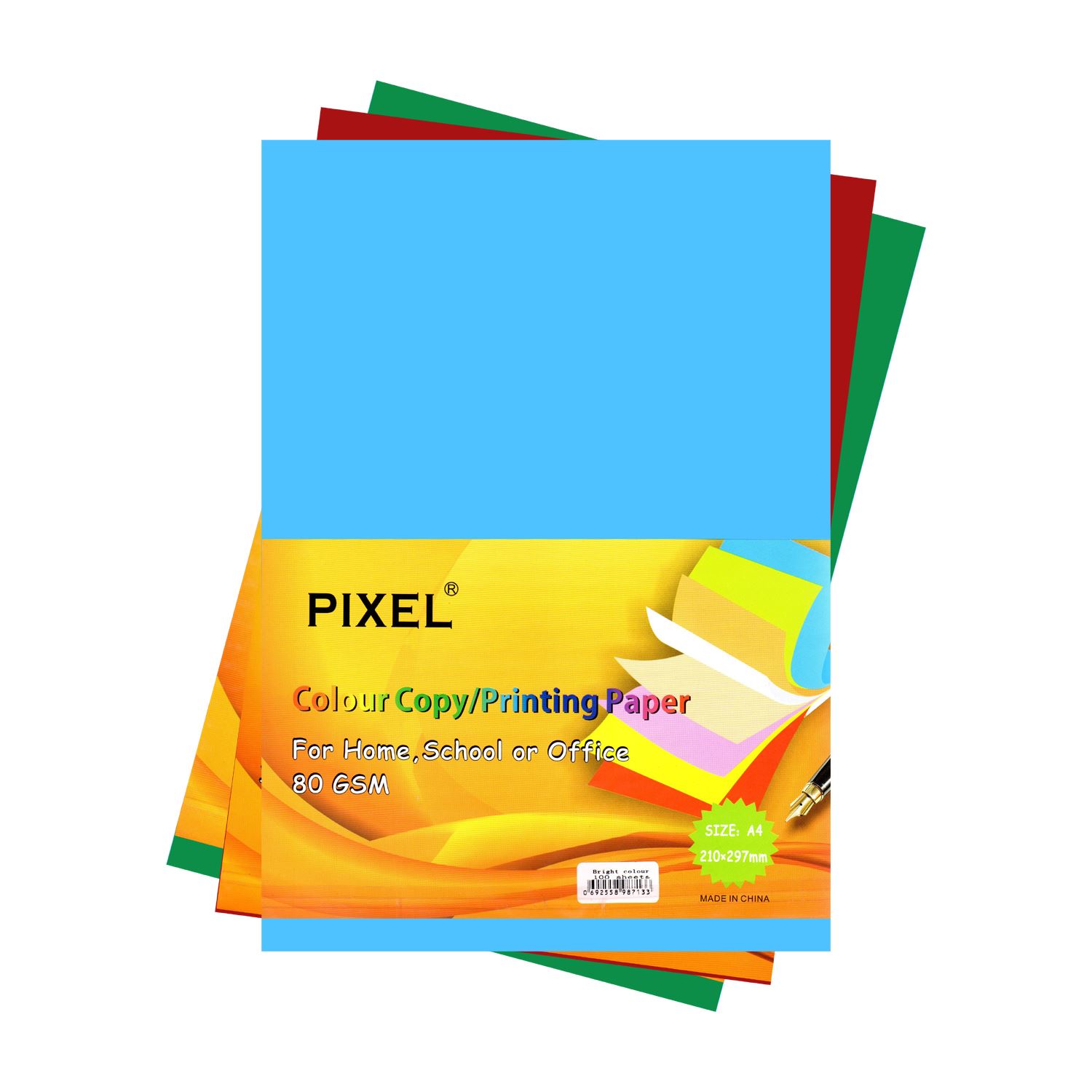 School Pixel® Neon Colour Card for Home Arts /& Crafts 160GSM - 50 Sheets