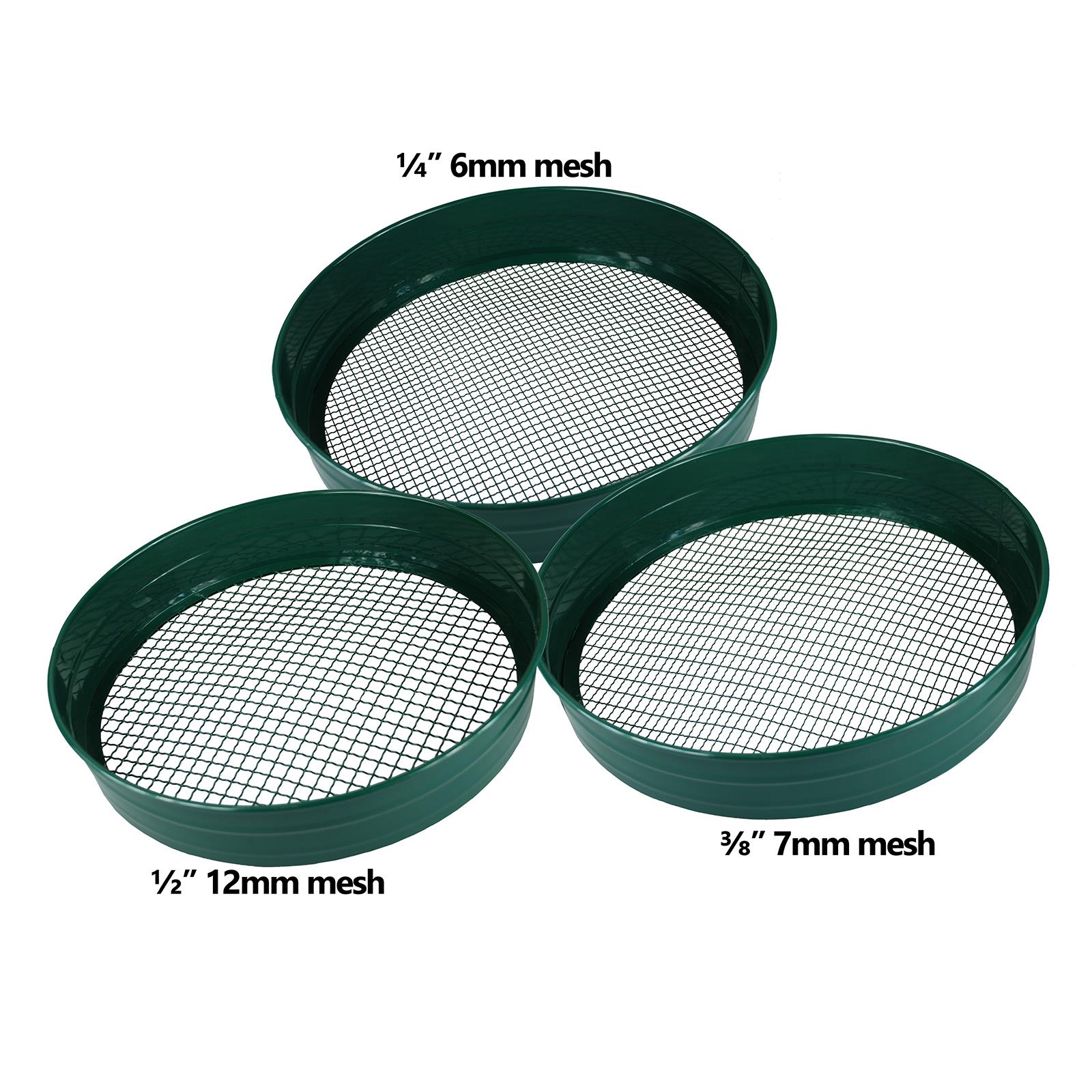 Simpa Premium Steel Garden Riddle Sieve Range 6mm, 7mm & 12mm mesh varieties. eBay
