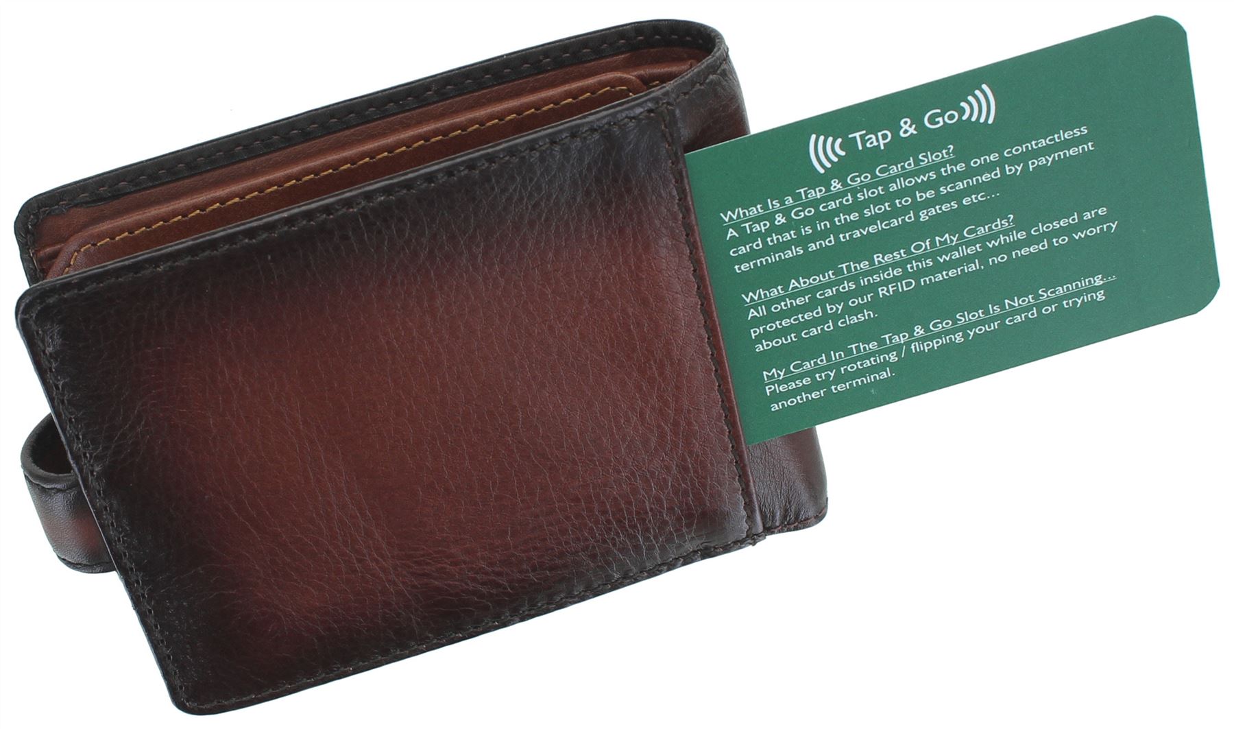 Visconti Atelier Collection Henry Leather Wallet RFID and Tap n Go AT72 - Picture 13 of 14