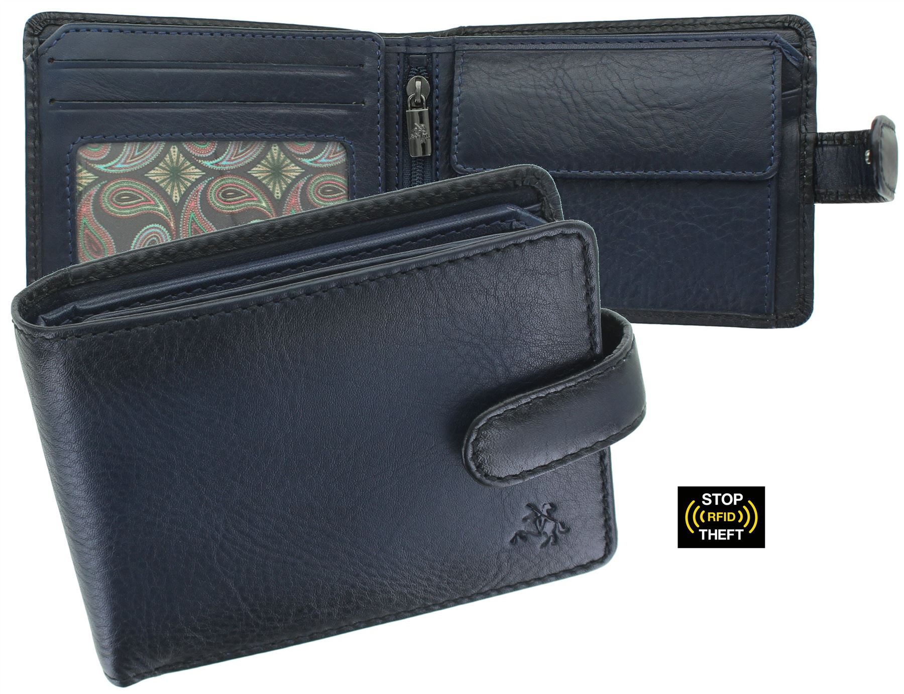 Visconti Atelier Collection Henry Leather Wallet RFID and Tap n Go AT72 - Picture 8 of 14