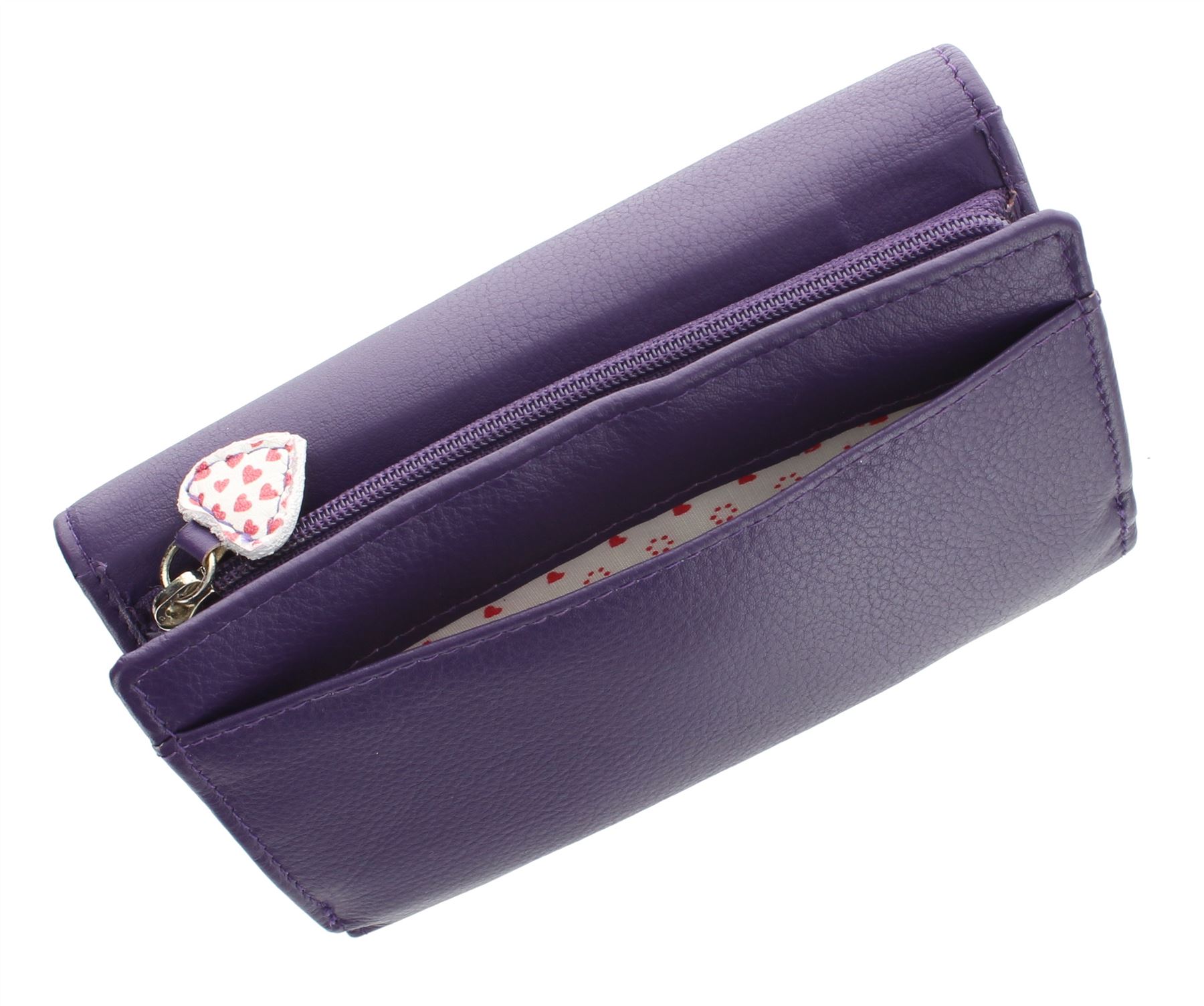 Mala Leather LUCY Collection Soft Leather Tri Fold Purse RFID