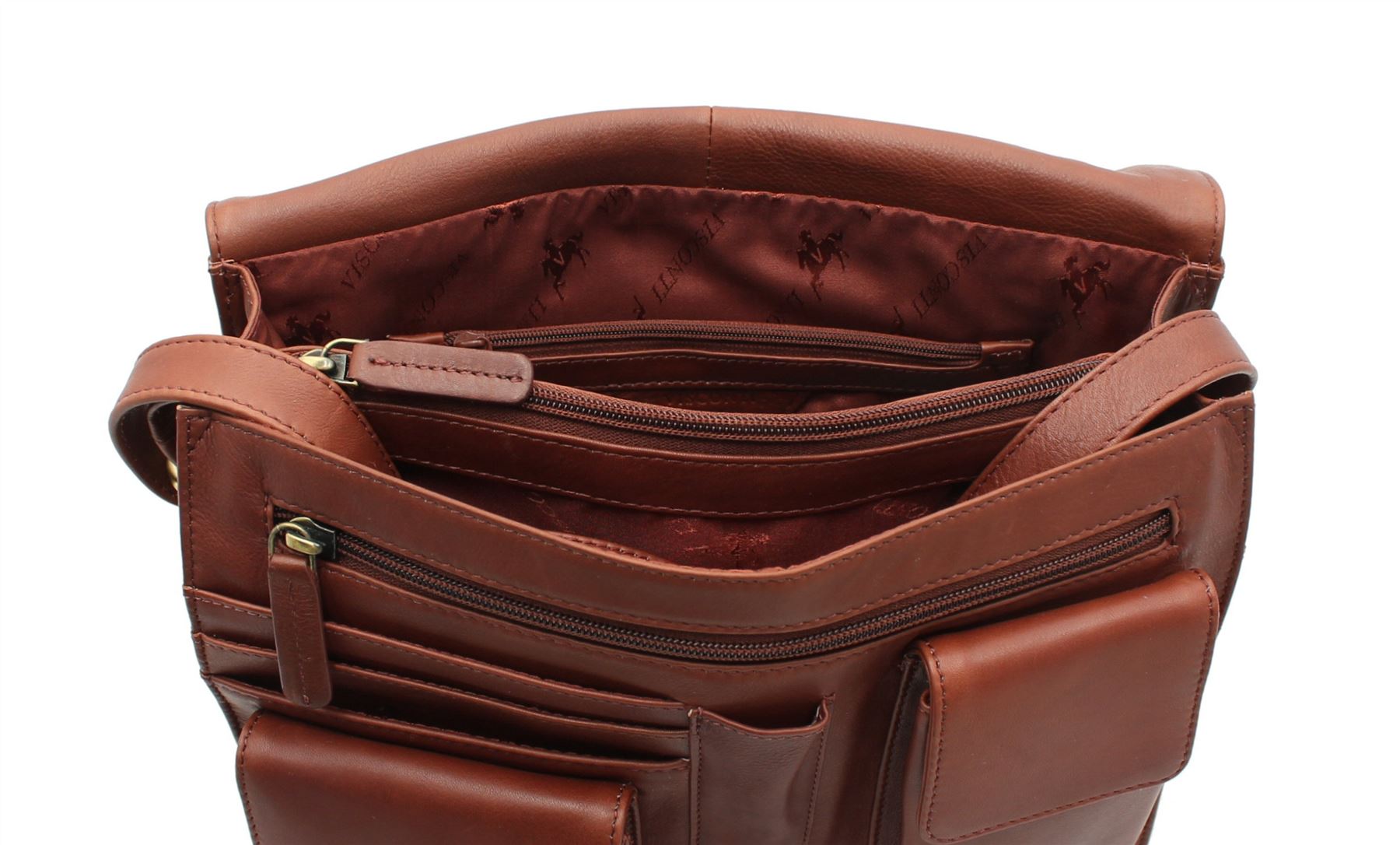 Visconti Leather Organiser Bag 754 eBay