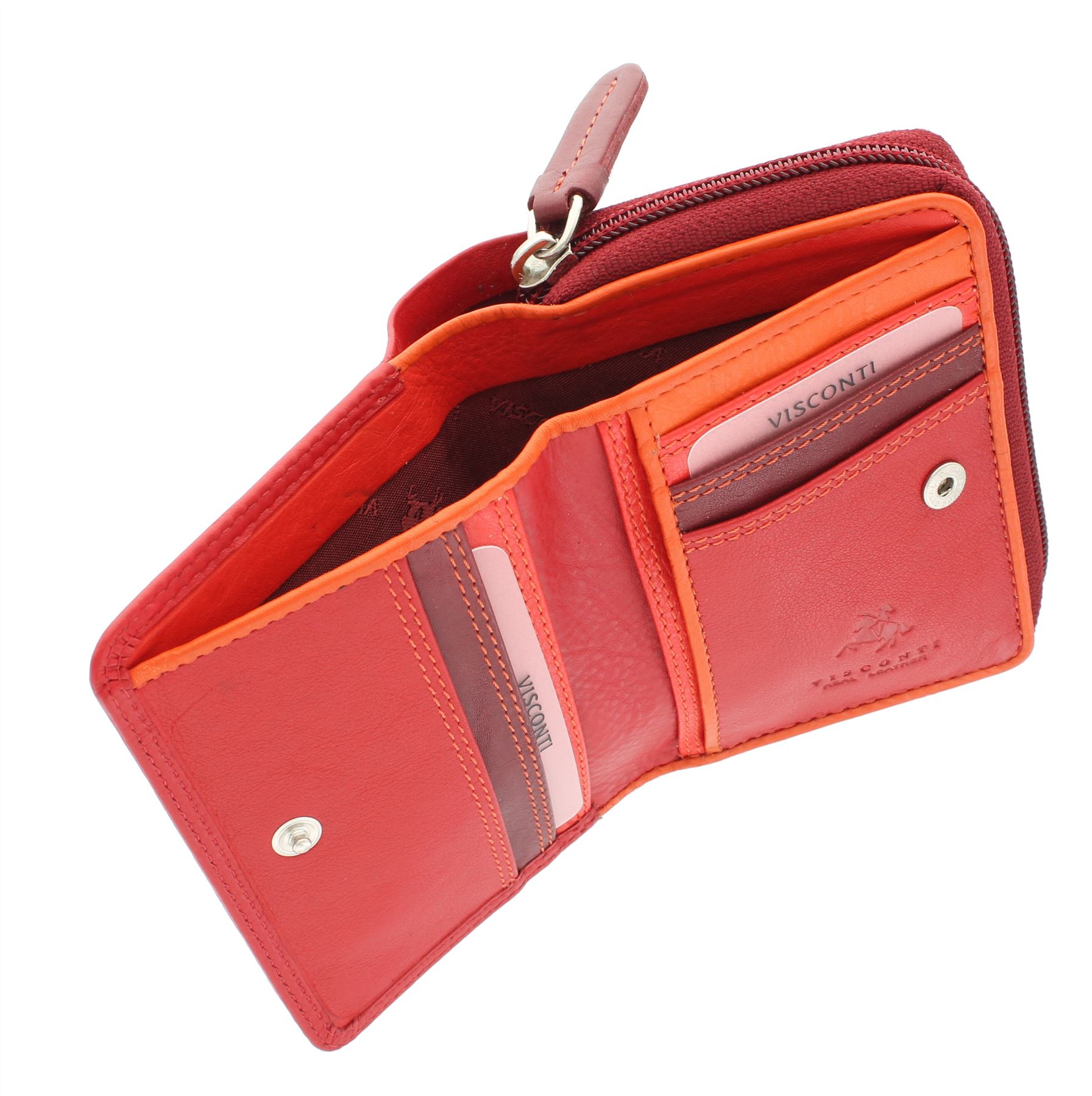Visconti Rainbow Leather Ladies Purse Style RB53