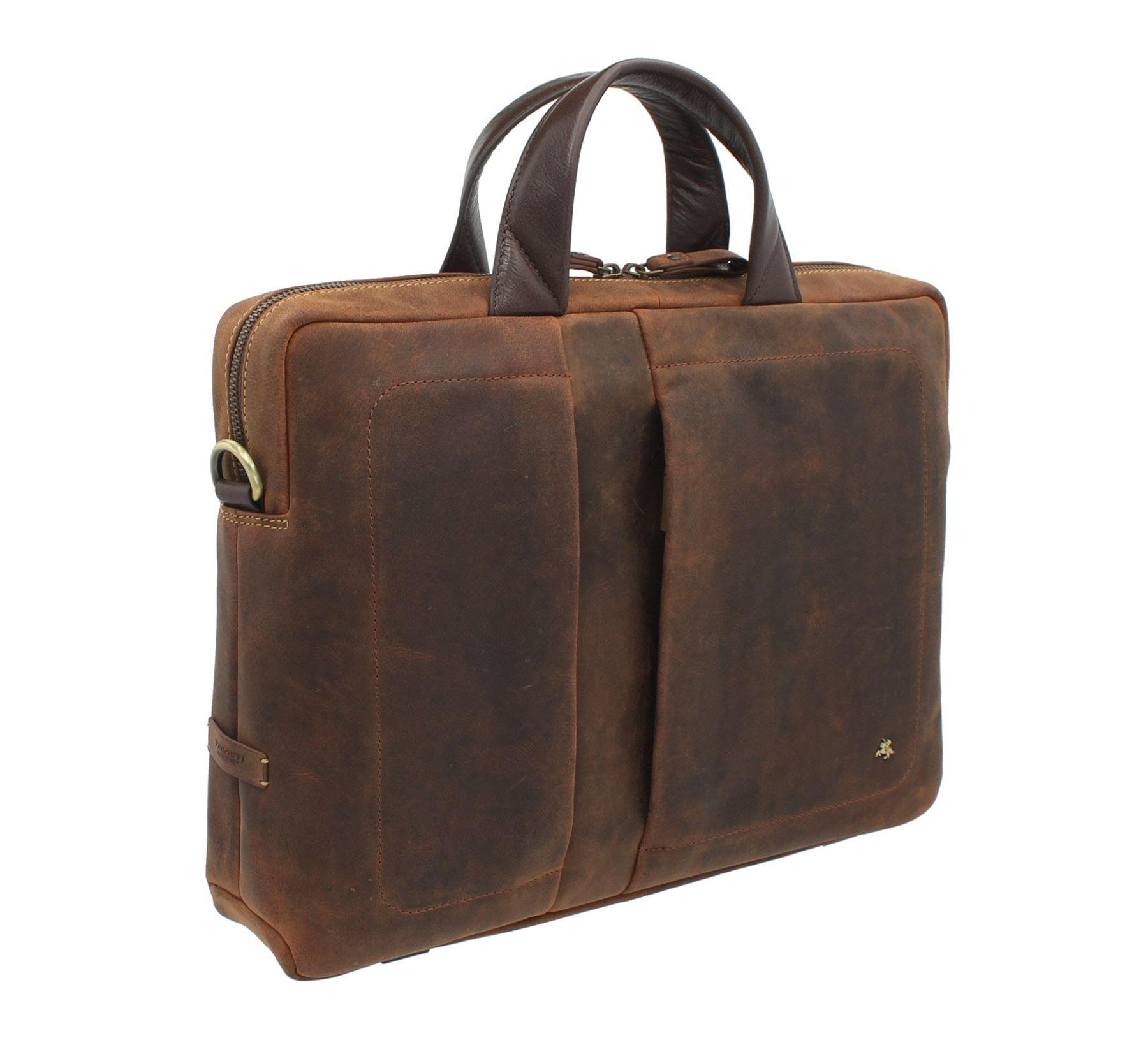 Visconti Toscana Collection Laptop-Aktentasche aus Leder im Used-Look OCTO 13 TC76 - Bild 2 von 7