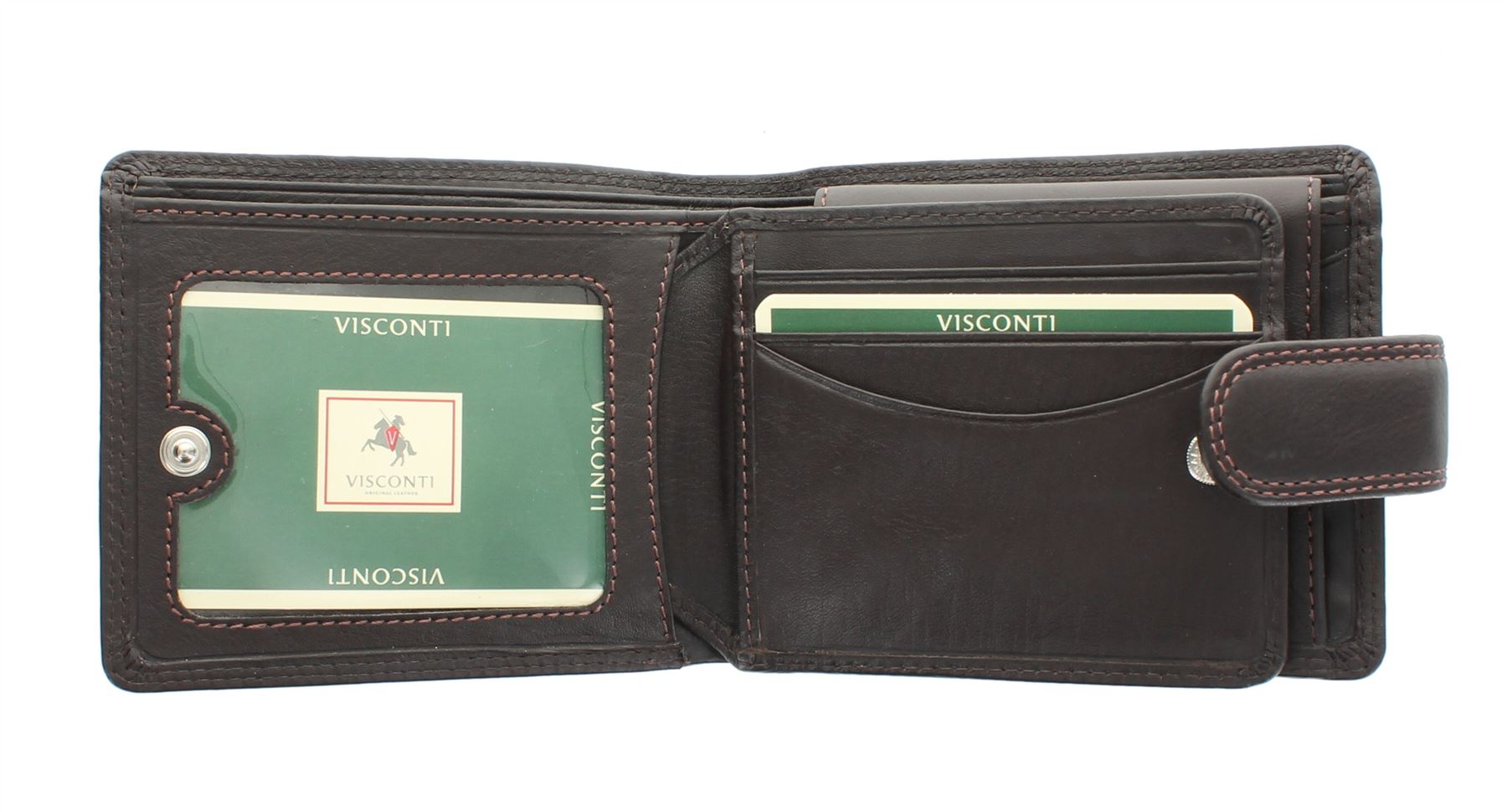 Cartera de cuero Visconti Heritage Collection KNIGHTSBRIDGE bloqueo RFID HT10 - Imagen 10 de 14