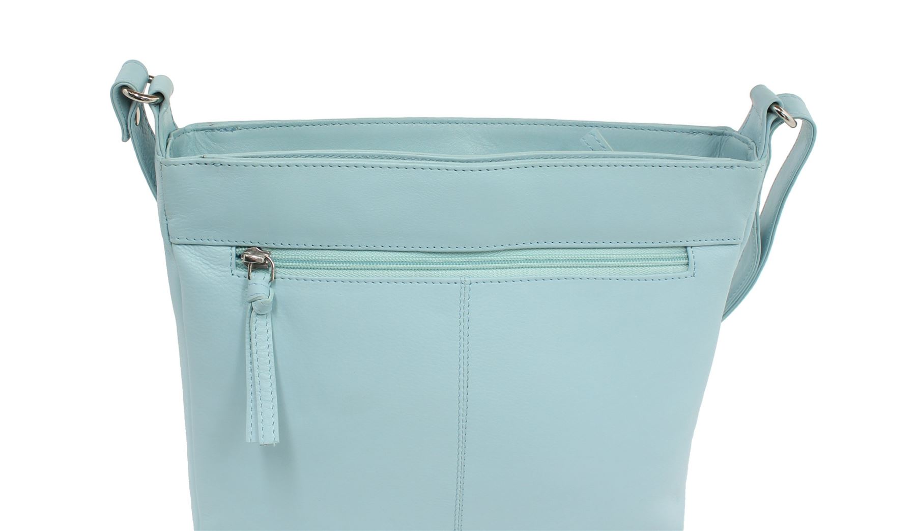 Blu tracolla Collection 12 spalla Time 7130 For Borsa Leather Tea Mala a A86nPqw