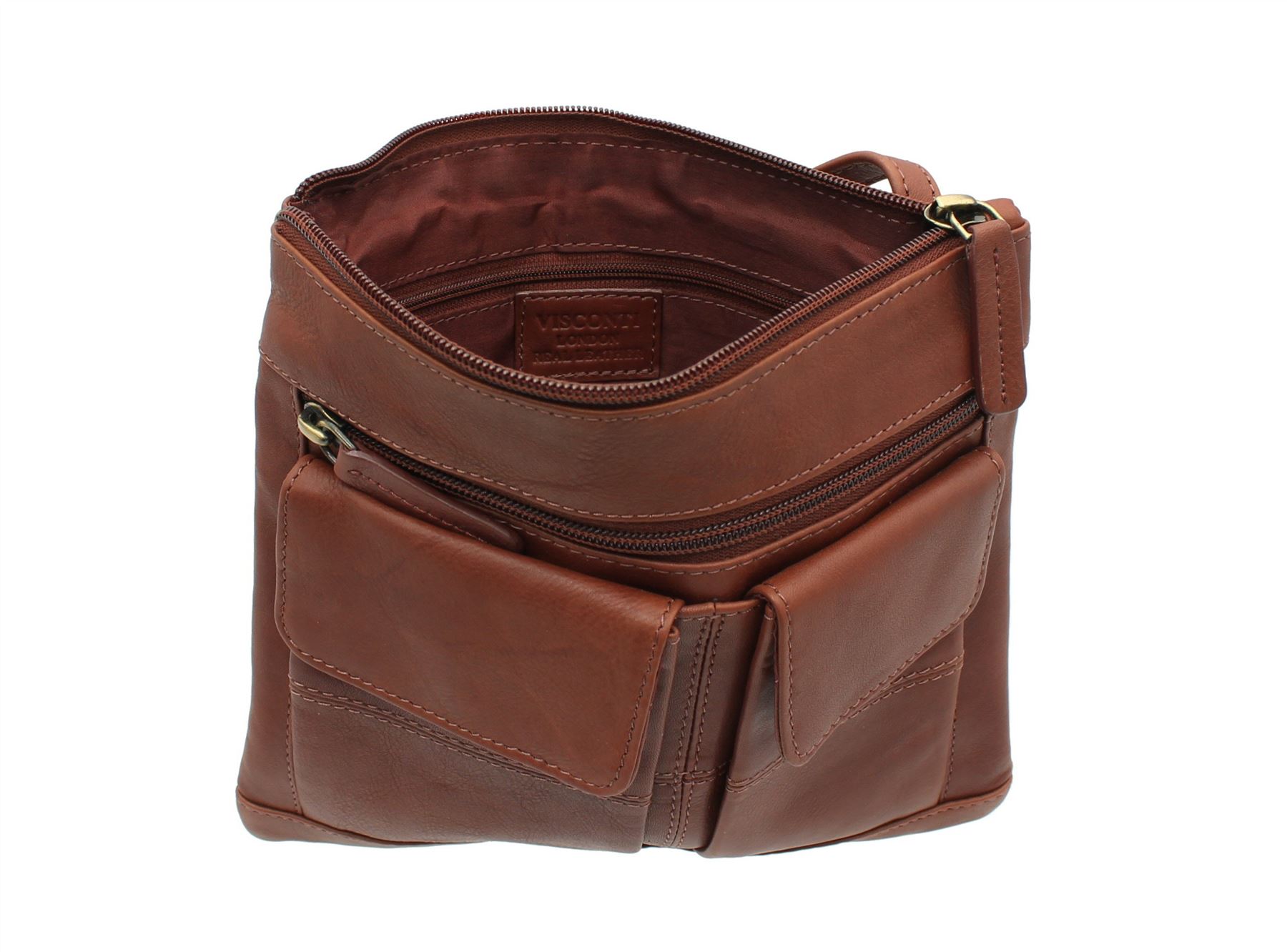 Visconti Leather Handbag Style 18608A - Picture 8 of 21