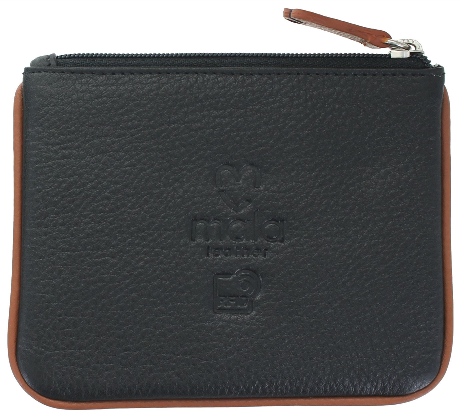 Cartera Para Hombre Piel Genuina Cuero Con Monedero. Bloqueo Rfid Marca