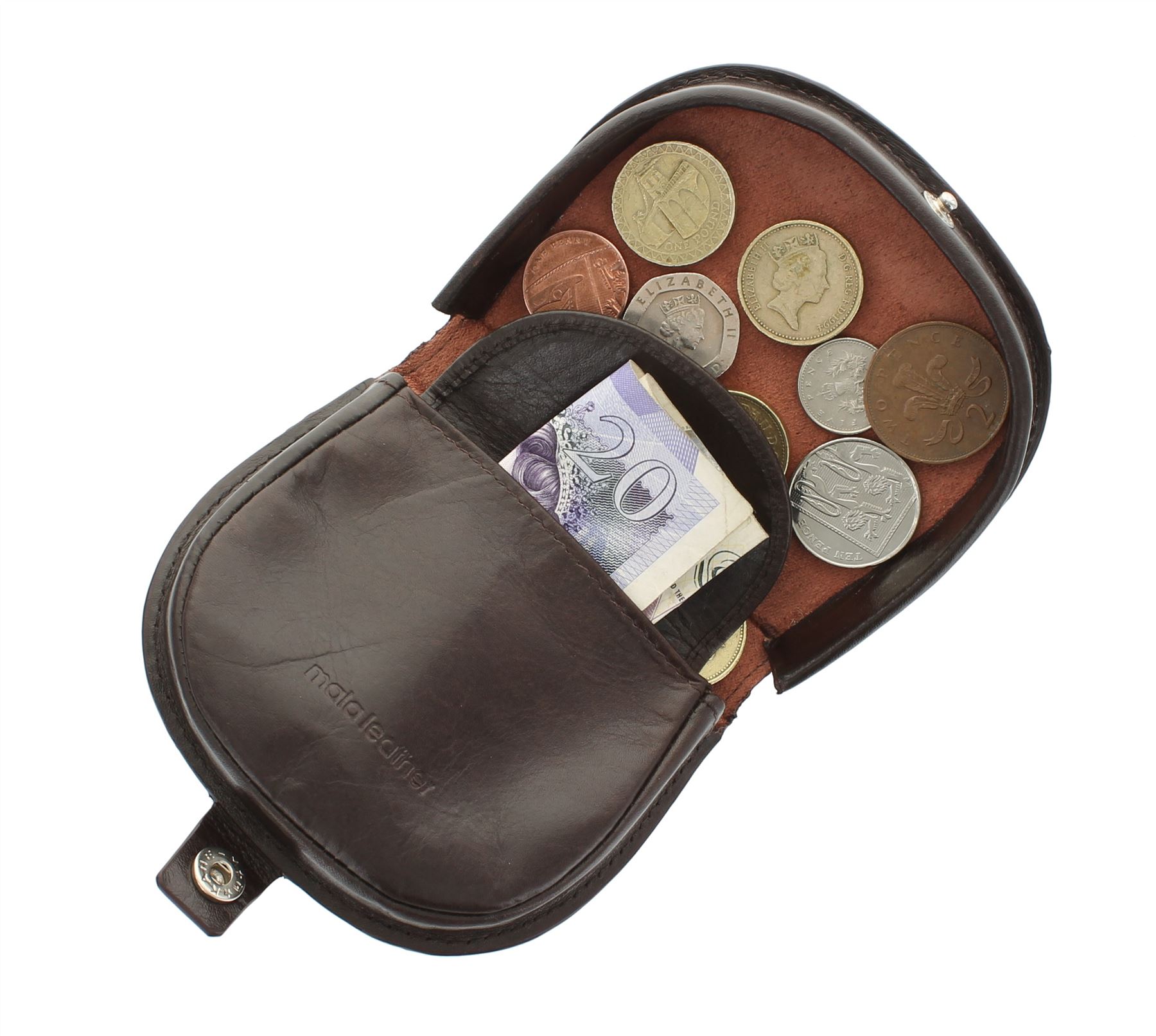 Mala Leather ODYSSEY Collection Leather Tray Coin Purse 4114_14m eBay