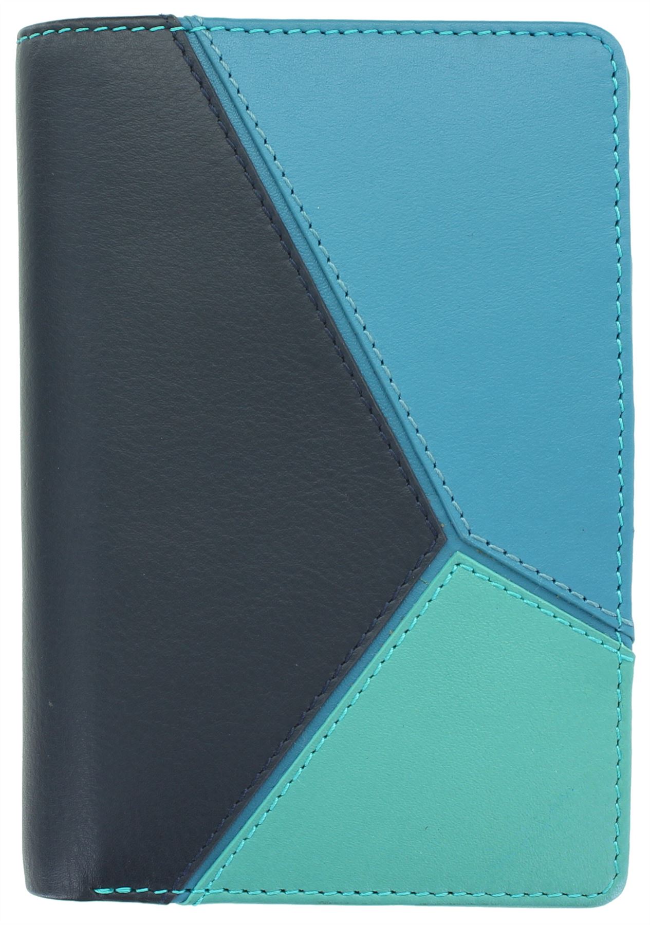 VISCONTI Barcelona Collection BRC97 – Borsa Portafoglio In Pelle Multicolore Con Blocco RFID, Dimensioni 13,5x9,5x3,5 Cm, Moderna - 2