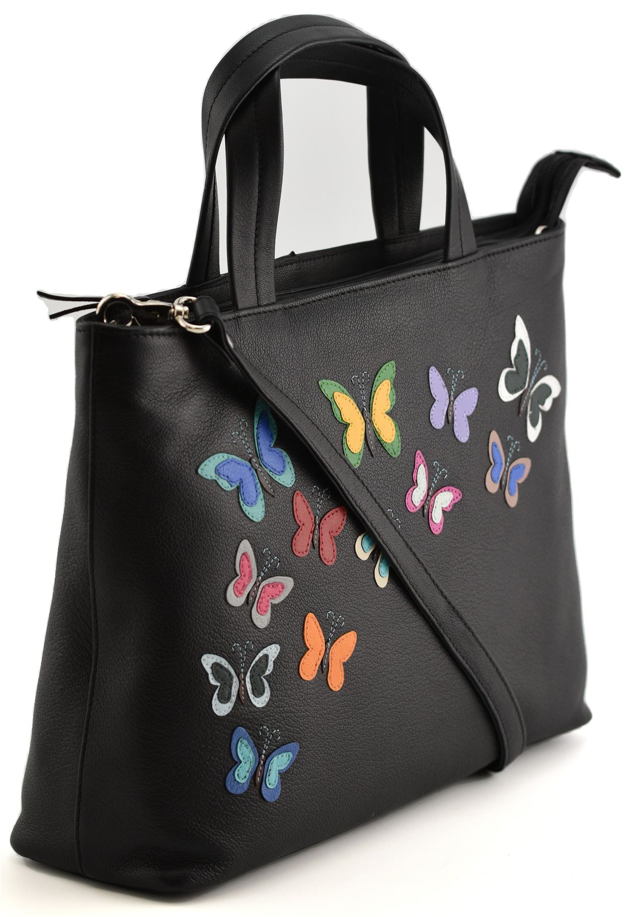 Mala Leather Juno Collection Leather Grab/Cross Body Bag 7301_93 - Picture 3 of 7