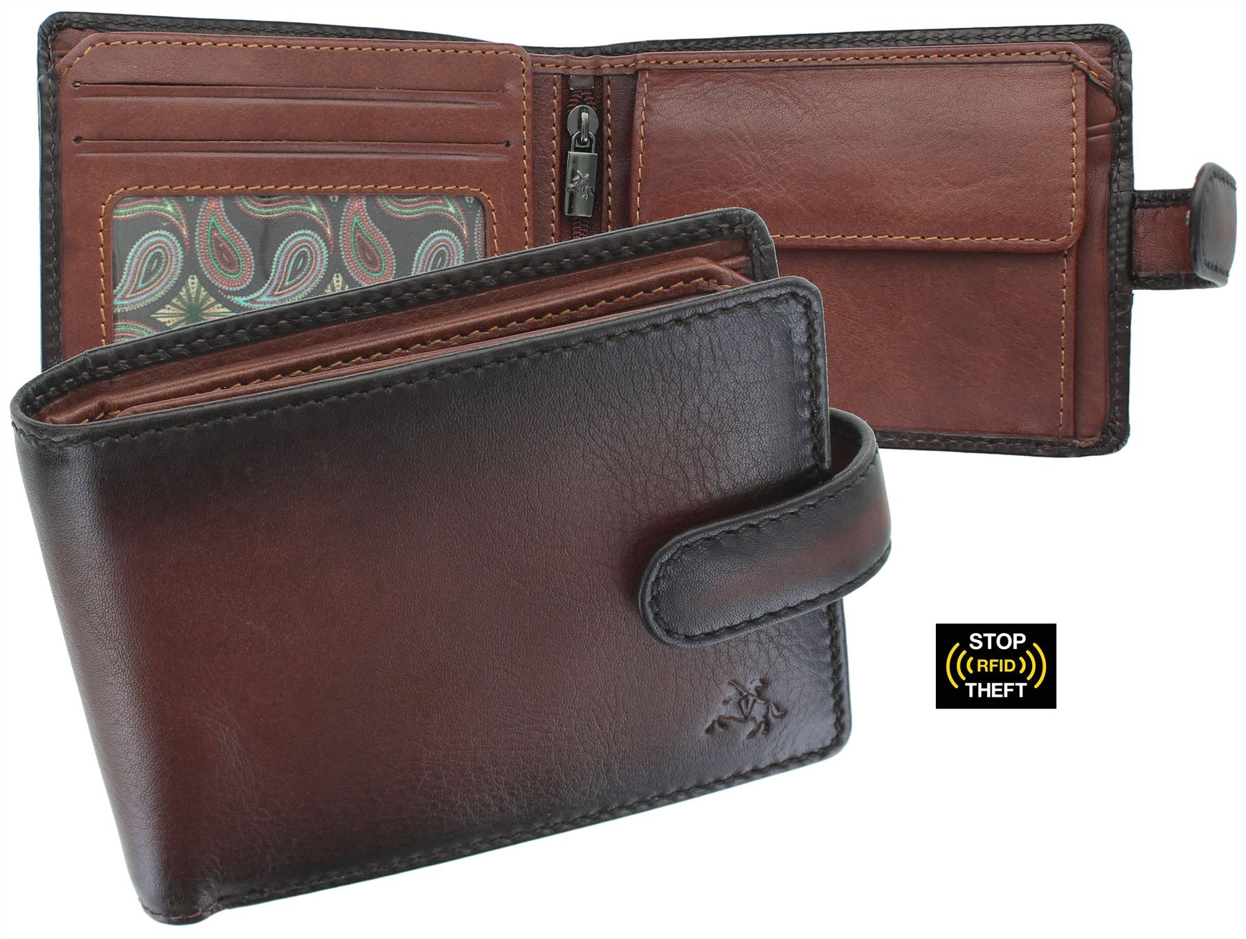 Visconti Atelier Collection Henry Leather Wallet RFID and Tap n Go AT72 - Picture 14 of 14