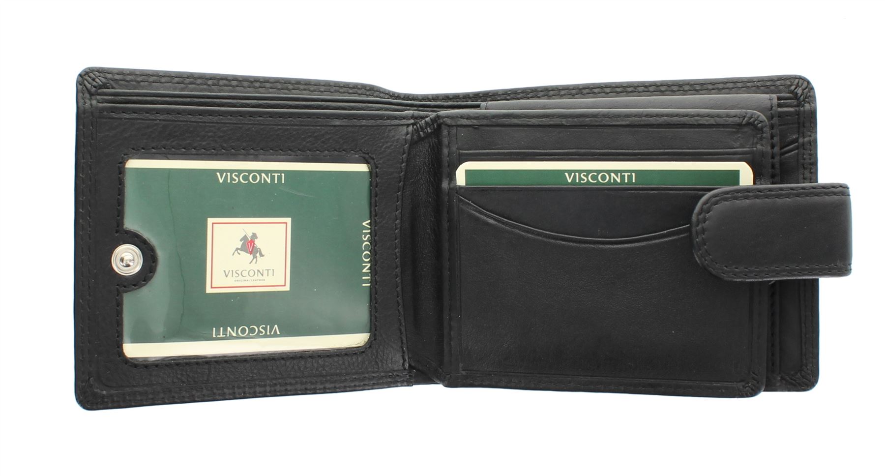 Cartera de cuero Visconti Heritage Collection KNIGHTSBRIDGE bloqueo RFID HT10 - Imagen 4 de 14