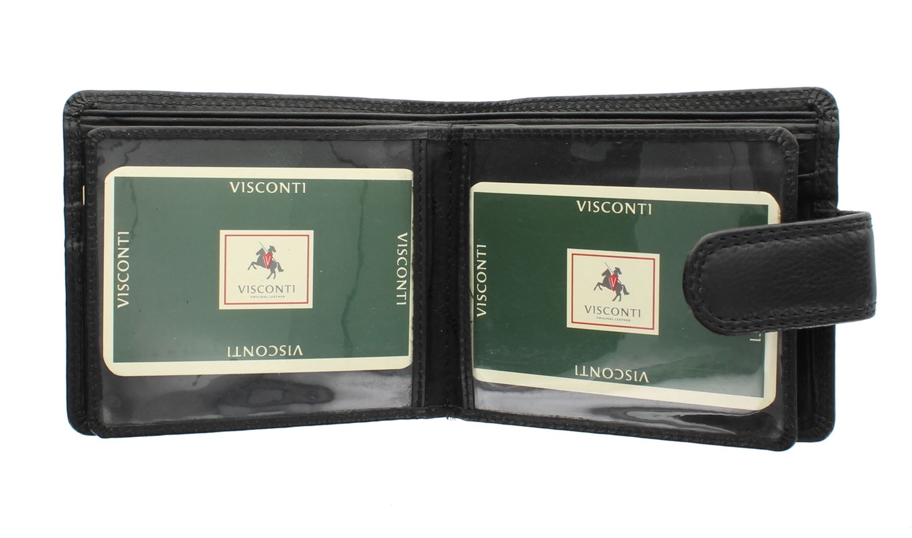 Visconti heritage collection Strand portefeuille cuir avec fermeture onglet HT13
