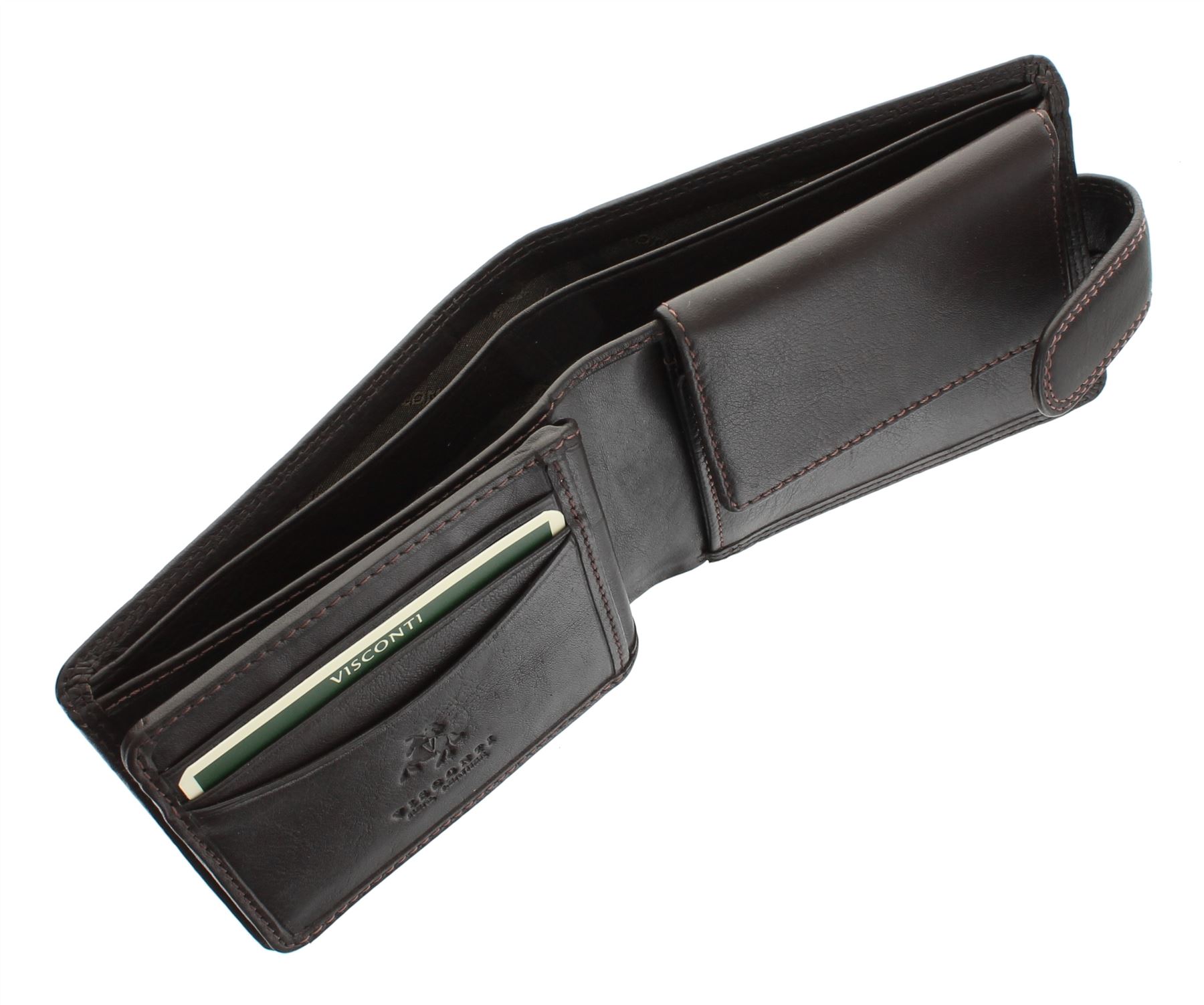Cartera de cuero Visconti Heritage Collection KNIGHTSBRIDGE bloqueo RFID HT10 - Imagen 13 de 14