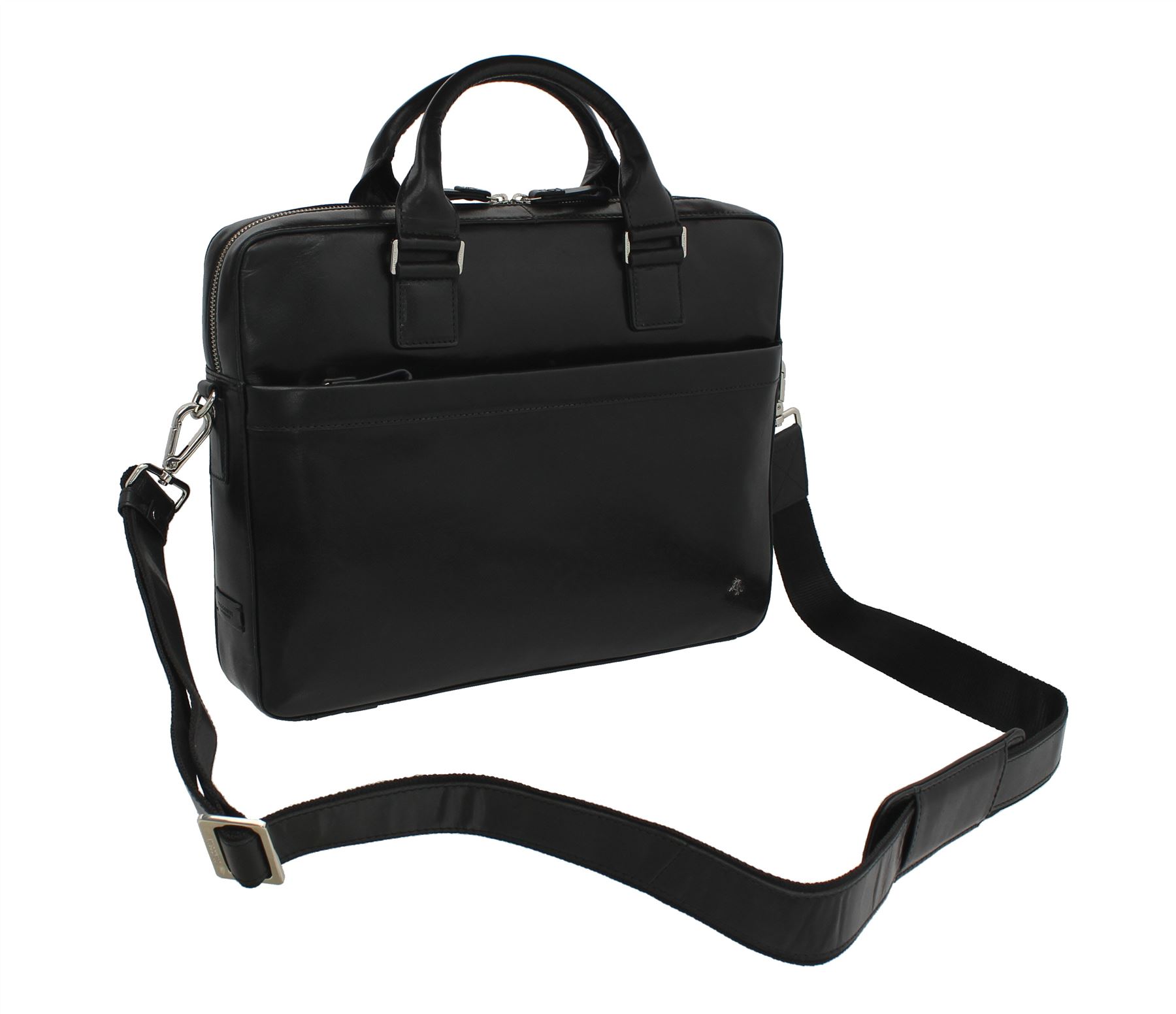 black laptop briefcase