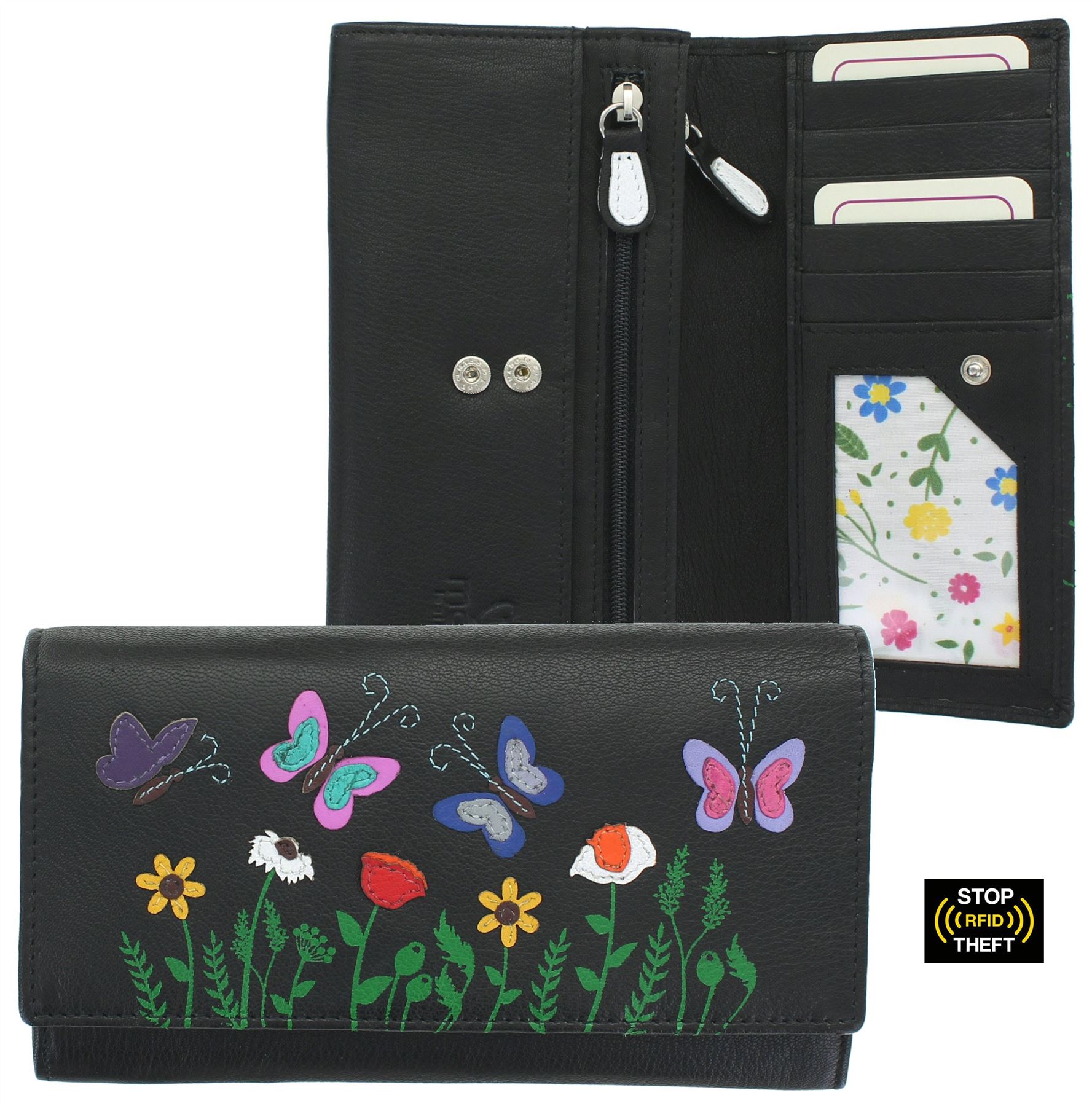 Mala Leather Sophia Collection Leather Purse RFID 3513_42 eBay