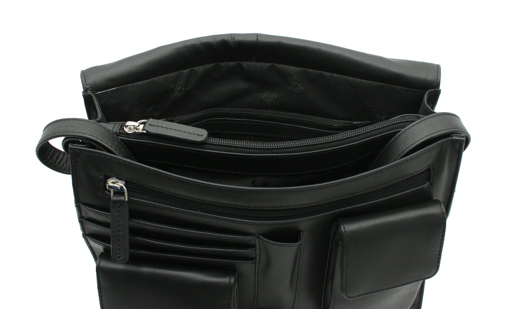 Leather Organizer scurorossosabbia Visconti 754 Bag Neromarroneblu Yfyb67g