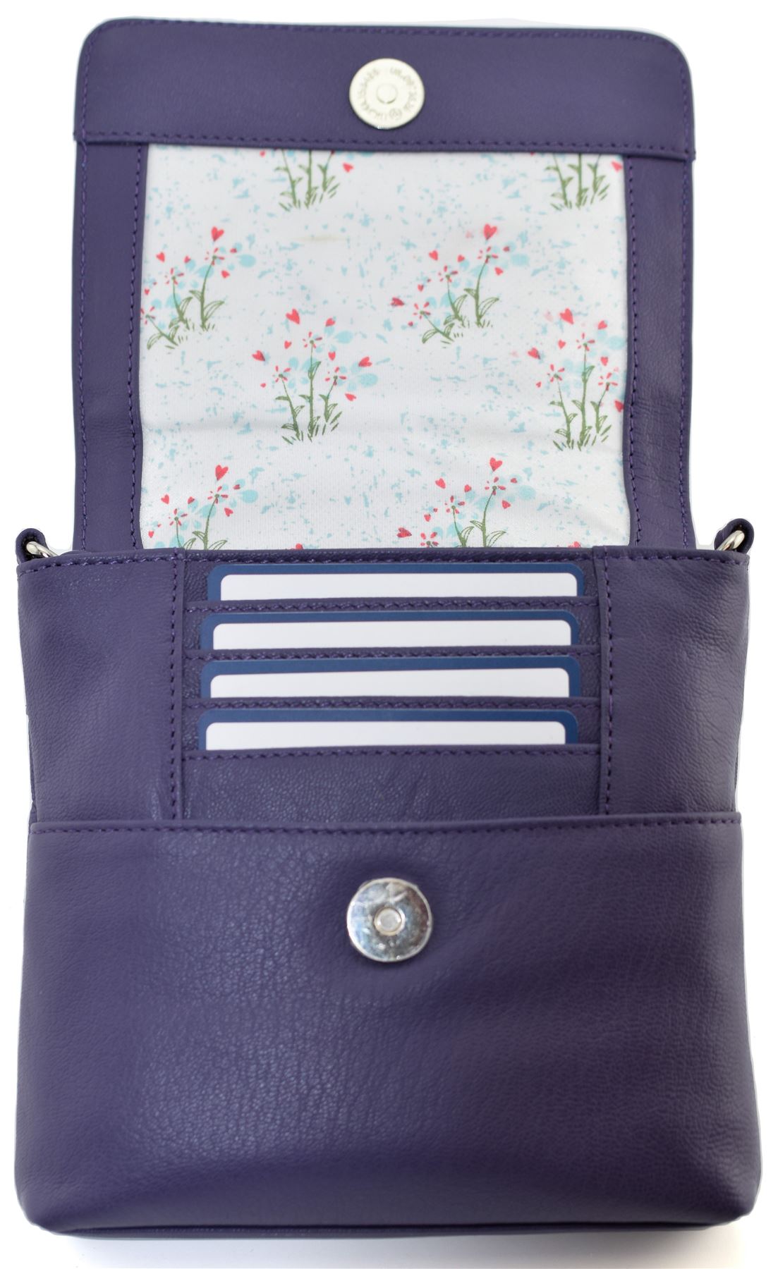 Mala Leather Juno Collection Small Leather Cross Body Bag 7302_93 - Picture 7 of 8