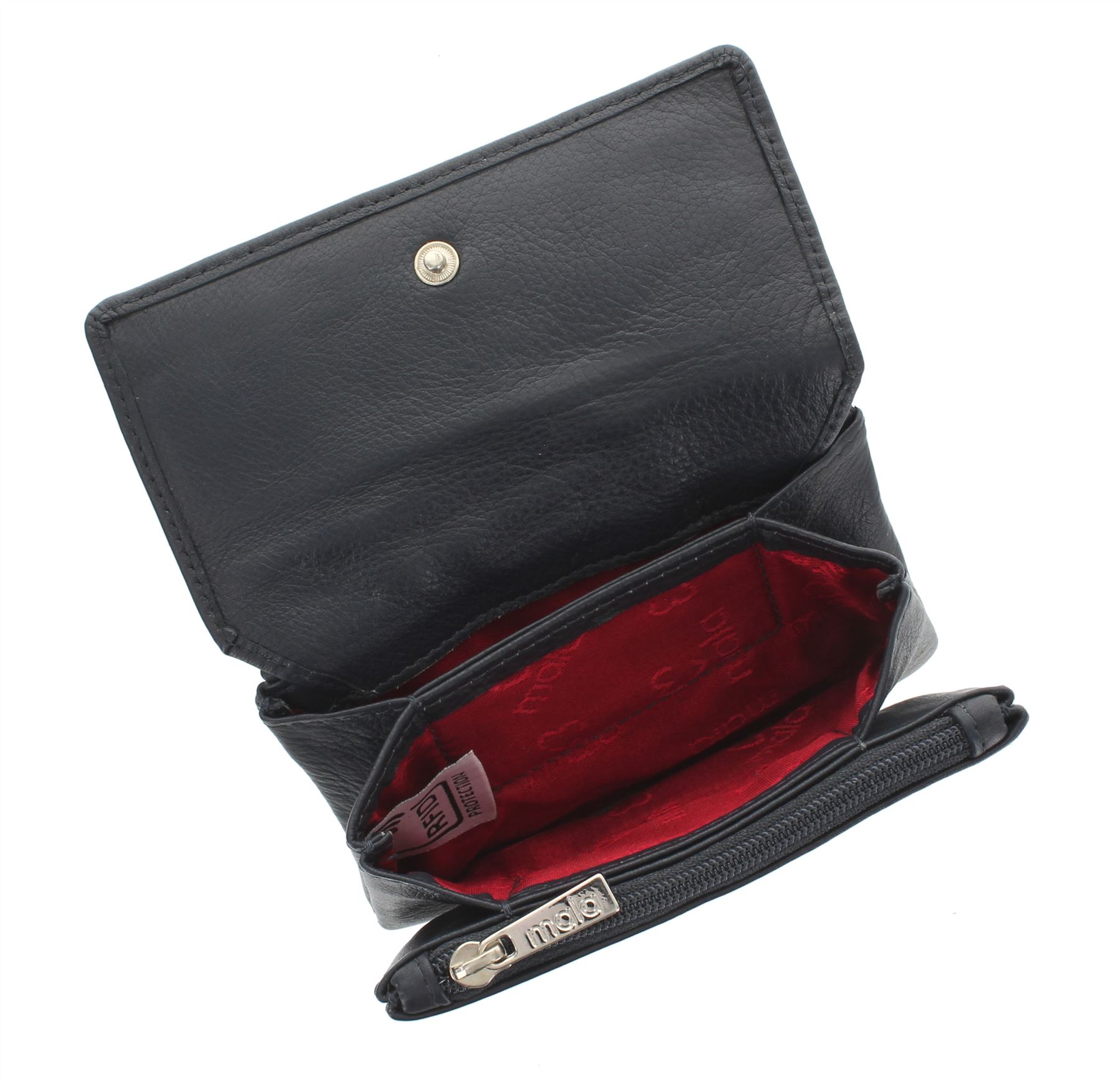 Mala Leather ORIGIN Collection Leather Coin Purse with RFID Protection
