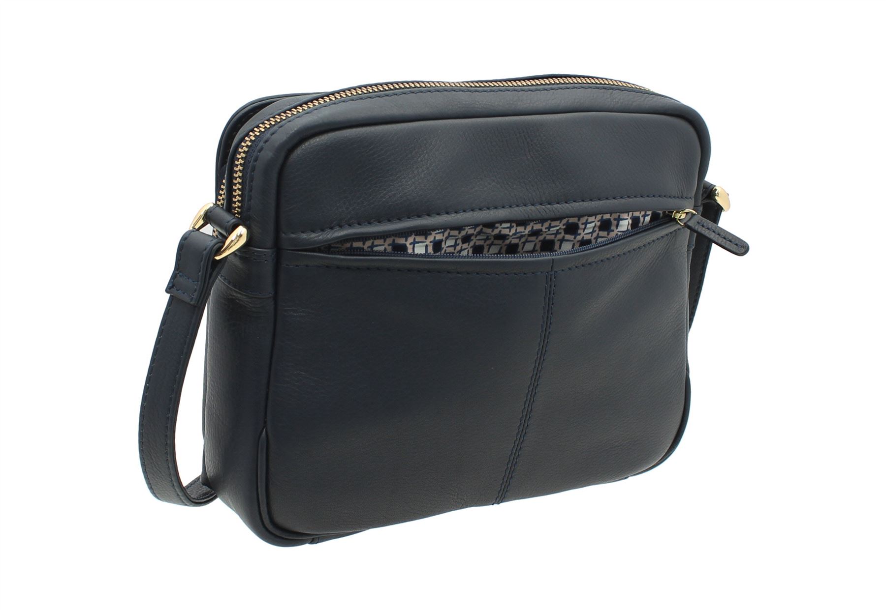Tula NAPPA ORIGINALS Zip Top Leather Shoulder / Cross Body Organiser