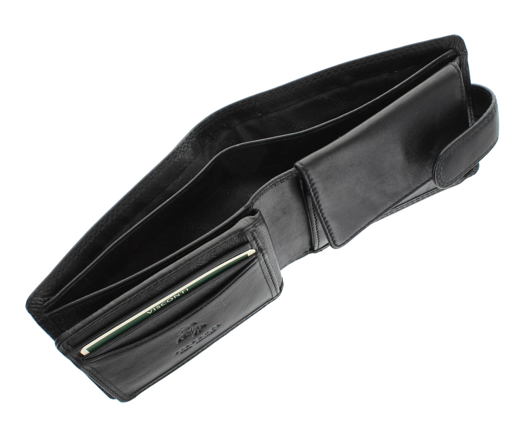 Cartera de cuero Visconti Heritage Collection KNIGHTSBRIDGE bloqueo RFID HT10 - Imagen 7 de 14