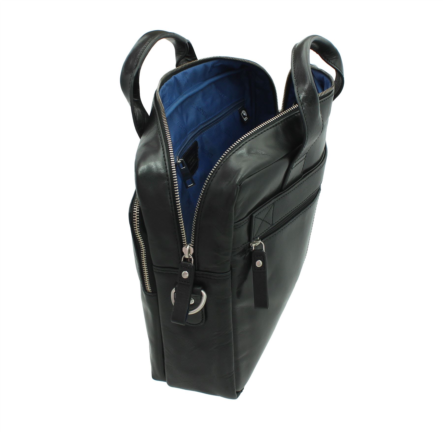 Visconti Merlin Range Leather Laptop Bag Hugo 13 ML30 eBay