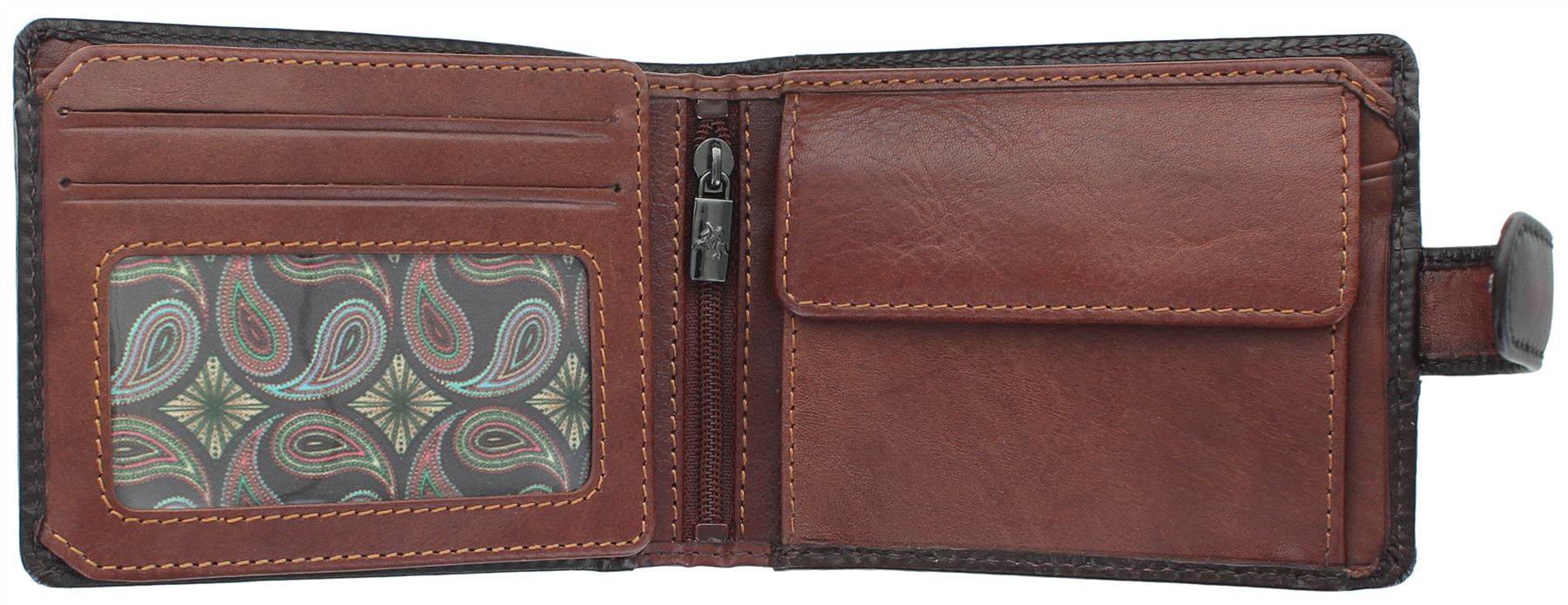 Visconti Atelier Collection Henry Leather Wallet RFID and Tap n Go AT72 - Picture 10 of 14