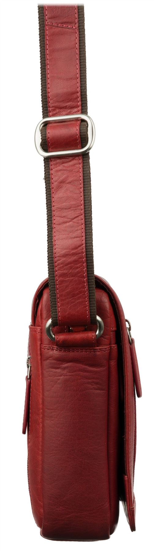Mensajero/bolso de viaje de cuero compacto Visconti S7 - Imagen 29 de 38